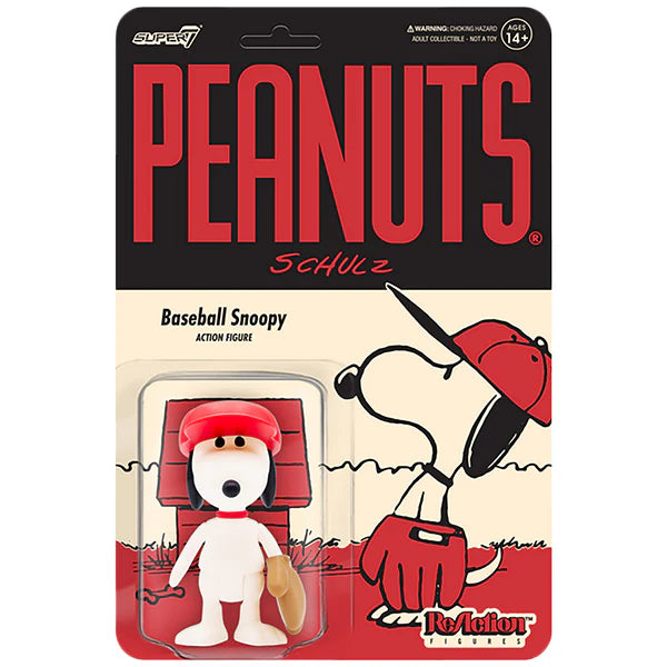 SUPER7 スーパーセブン リアクションフィギュア PEANUTS SNOOPY スヌーピー  BASEBALL SNOOPY