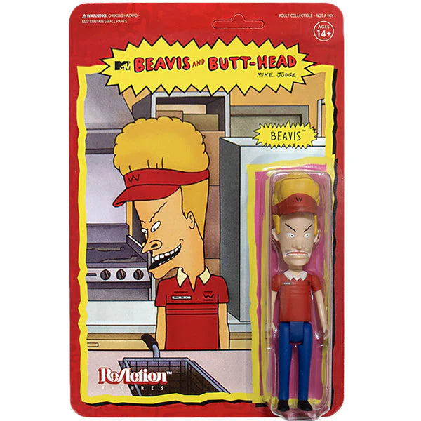 SUPER7 スーパーセブン リアクションフィギュア BEAVIS AND BUTT-HEAD ビーバス＆バットヘッド BUGER WORLD BEAVIS