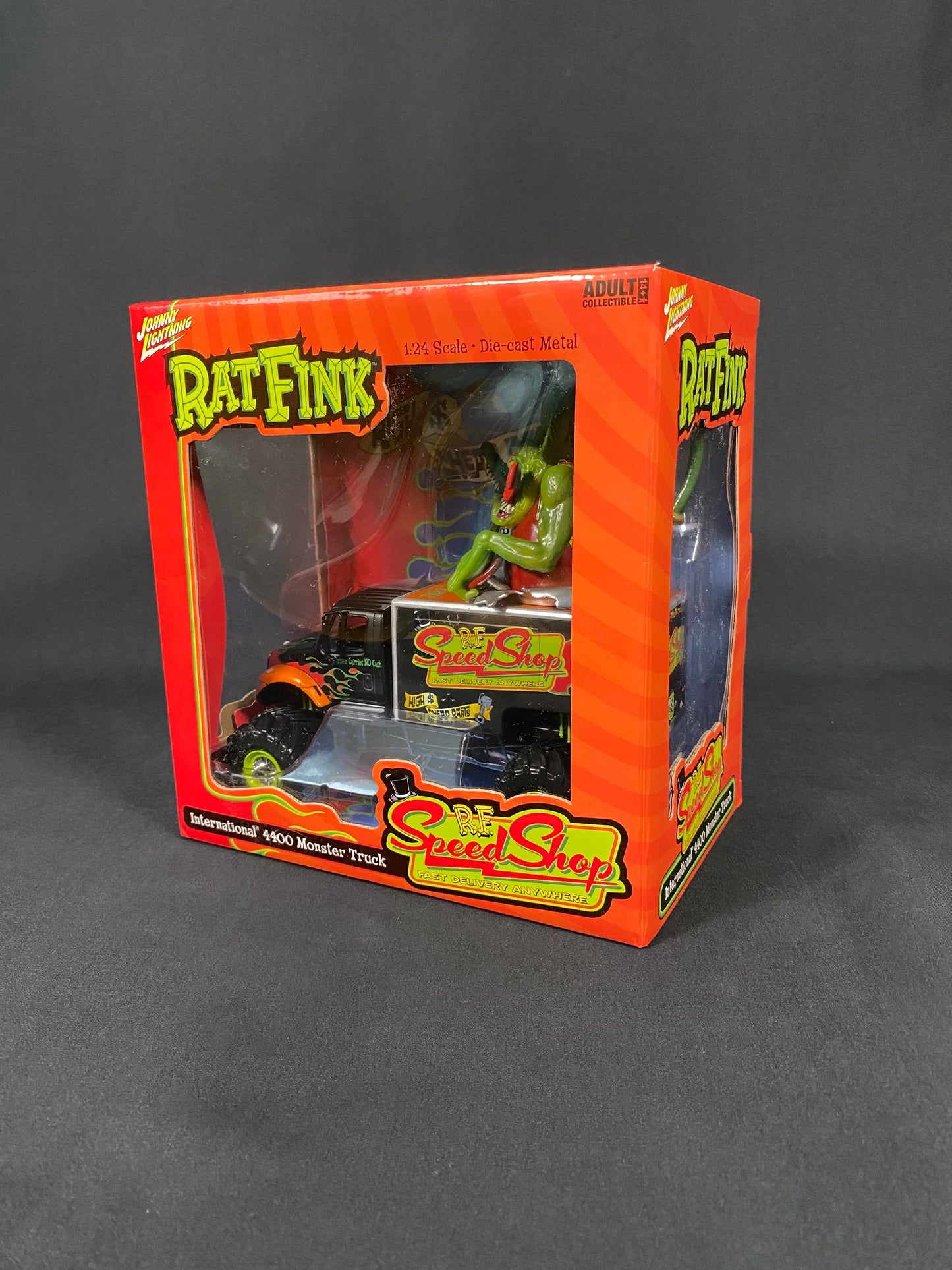 RAT FINK ラットフィンク ミニカー 1:24 RAT FINK SPEED SHOP MONSTER TRUCK