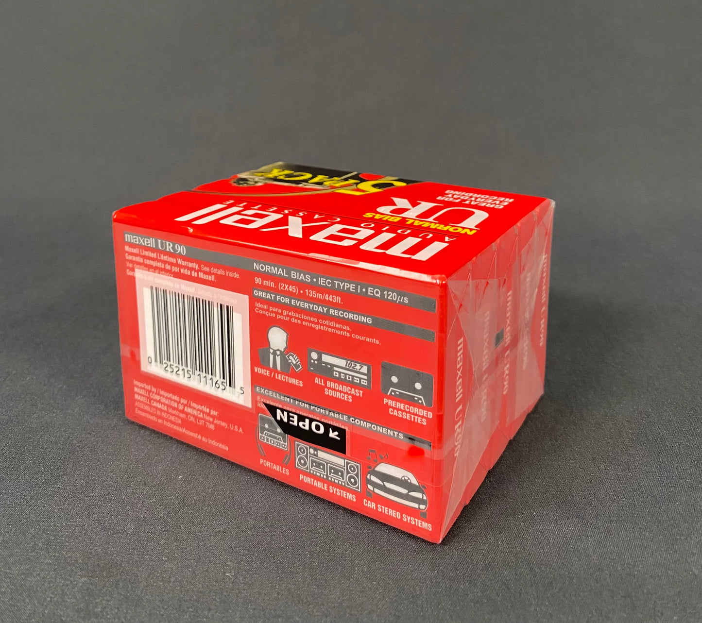 Supreme シュプリーム Maxell マクセル Cassette Tapes カセットテープ (5 Pack)