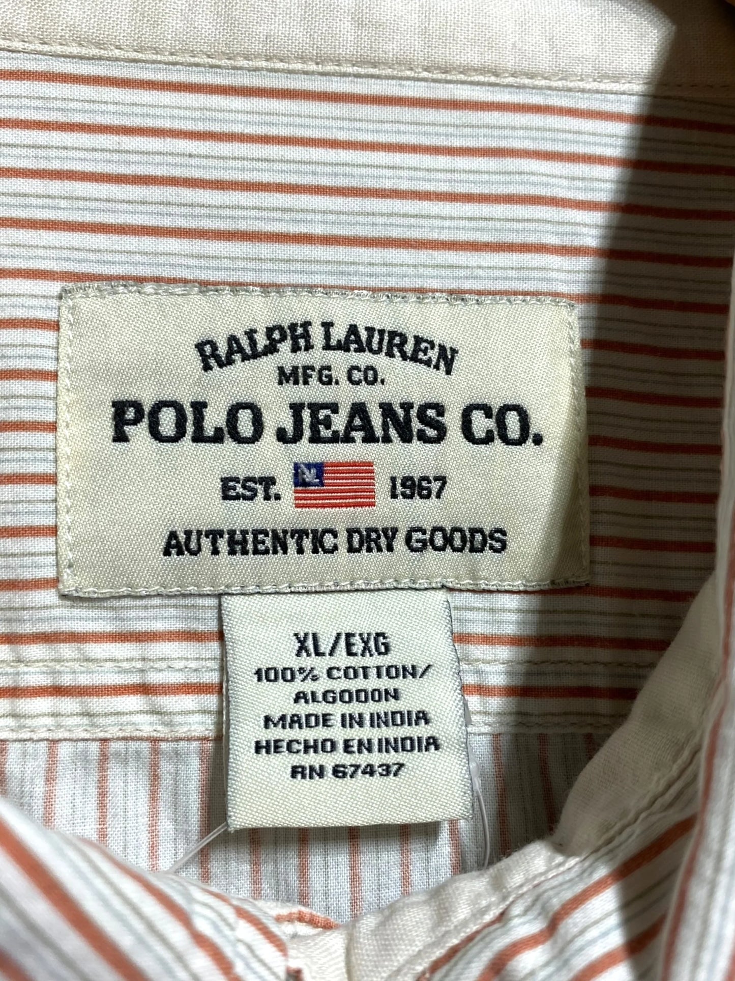 Polo Jeans Ralph Lauren ポロジーンズ ラルフローレン 長袖シャツ ストライプ