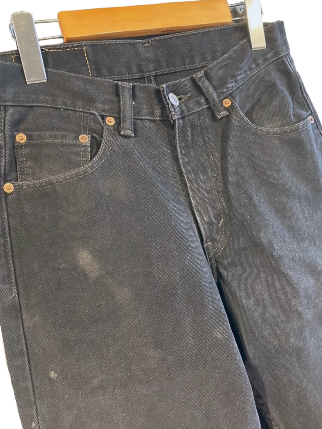 Levi’s リーバイス 550 ブラックデニム リラックスフィット デニムパンツ