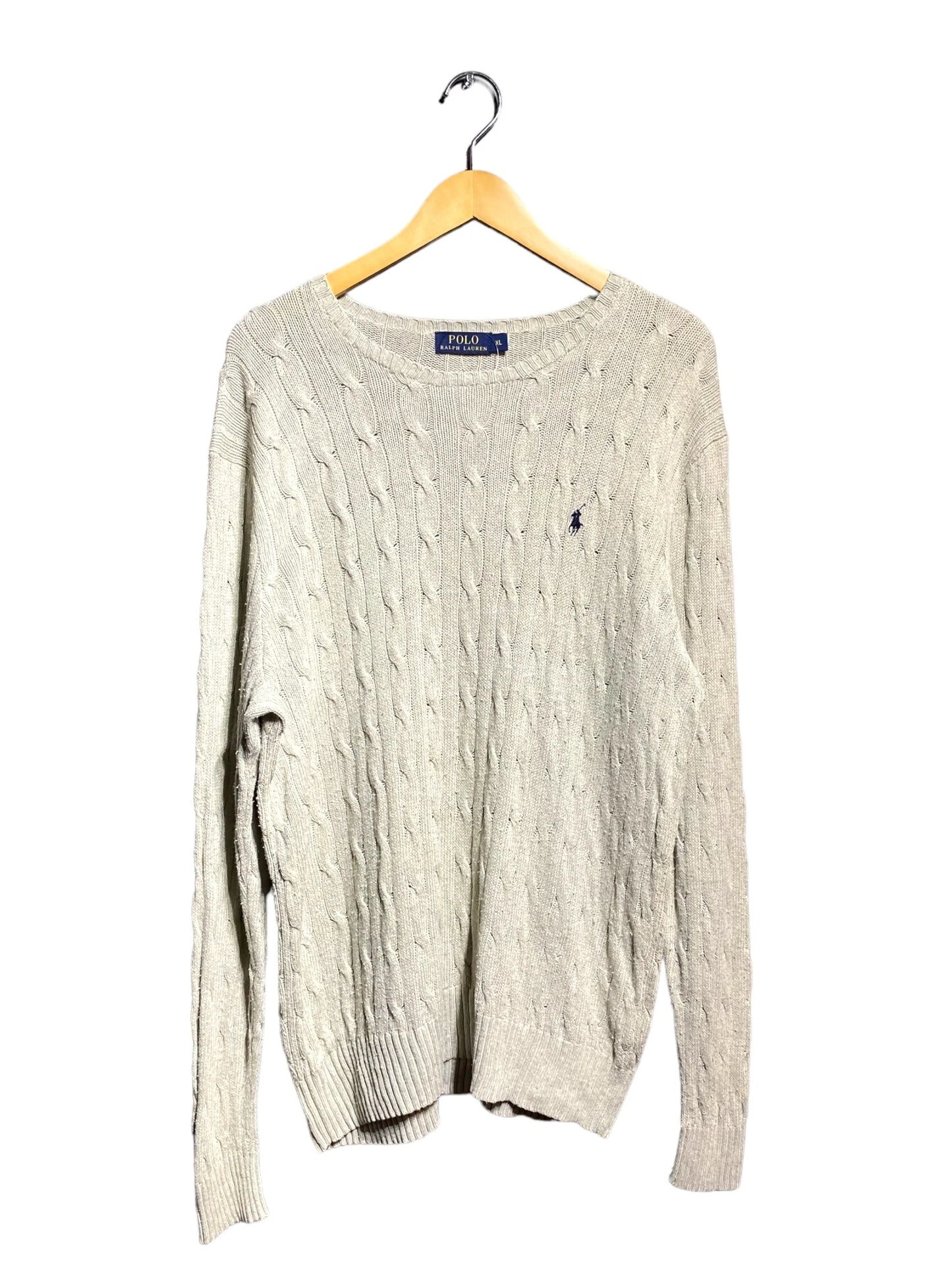 Polo Ralph Lauren ポロ ラルフローレン KNIT ニット セーター ケーブル タッサーシルク