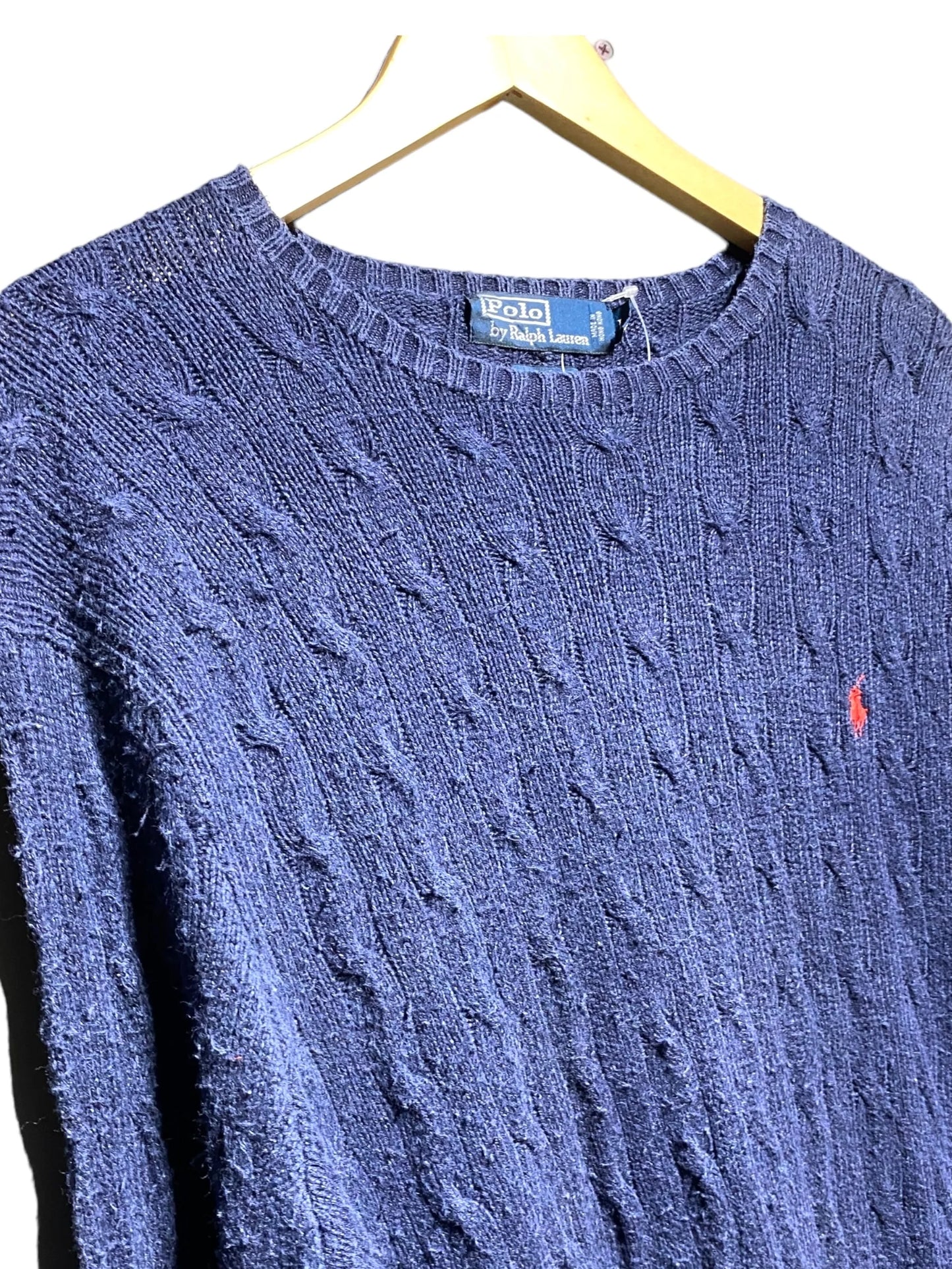 Polo Ralph Lauren ポロ ラルフローレン KNIT ニット セーター ケーブル シルク