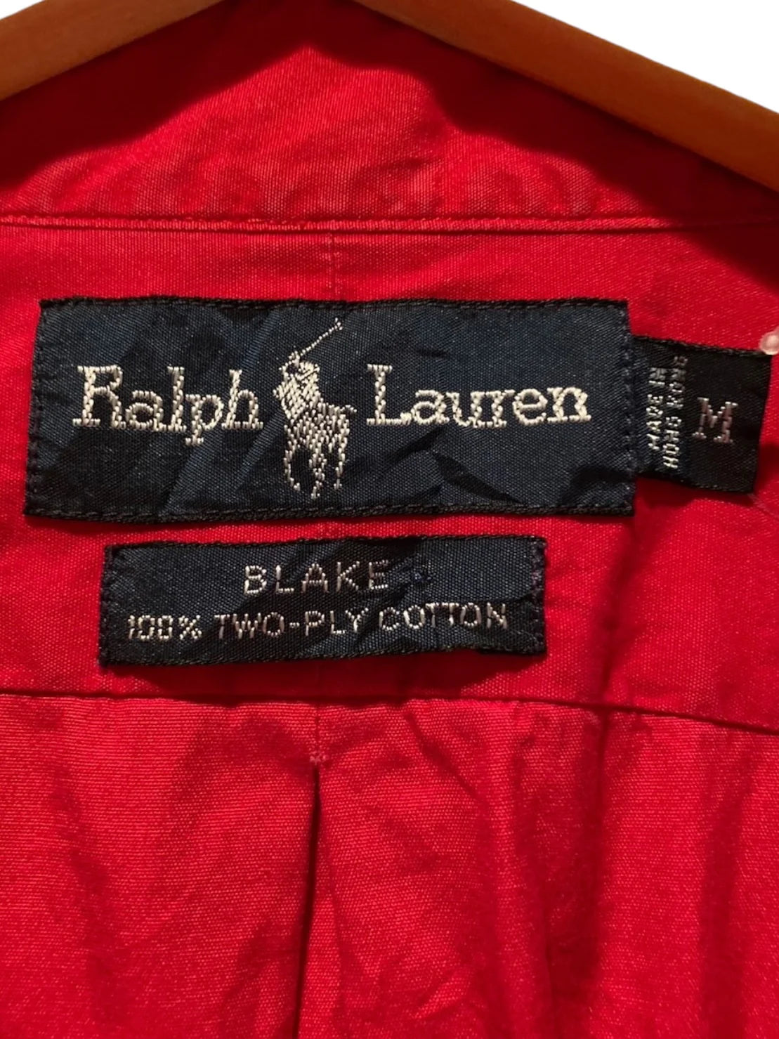 90s 90年代 Polo Ralph Lauren ポロ ラルフローレン 長袖シャツ 無地シャツ