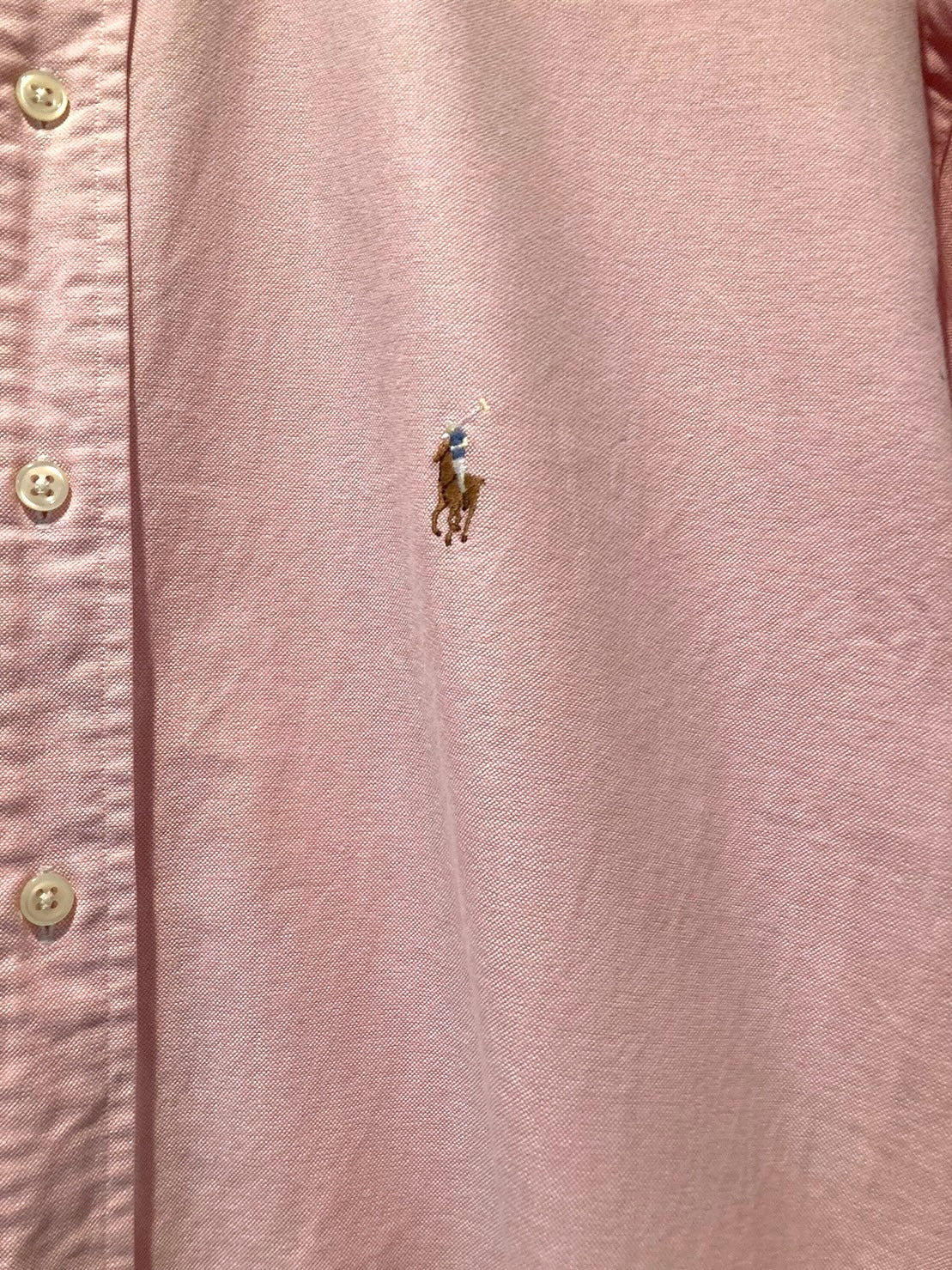 90s 90年代 Polo Ralph Lauren ポロ ラルフローレン 長袖シャツ 無地シャツ