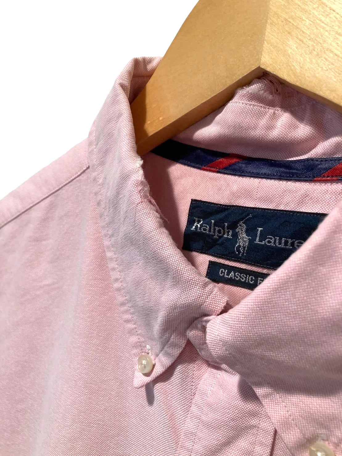 90s 90年代 Polo Ralph Lauren ポロ ラルフローレン 長袖シャツ 無地シャツ