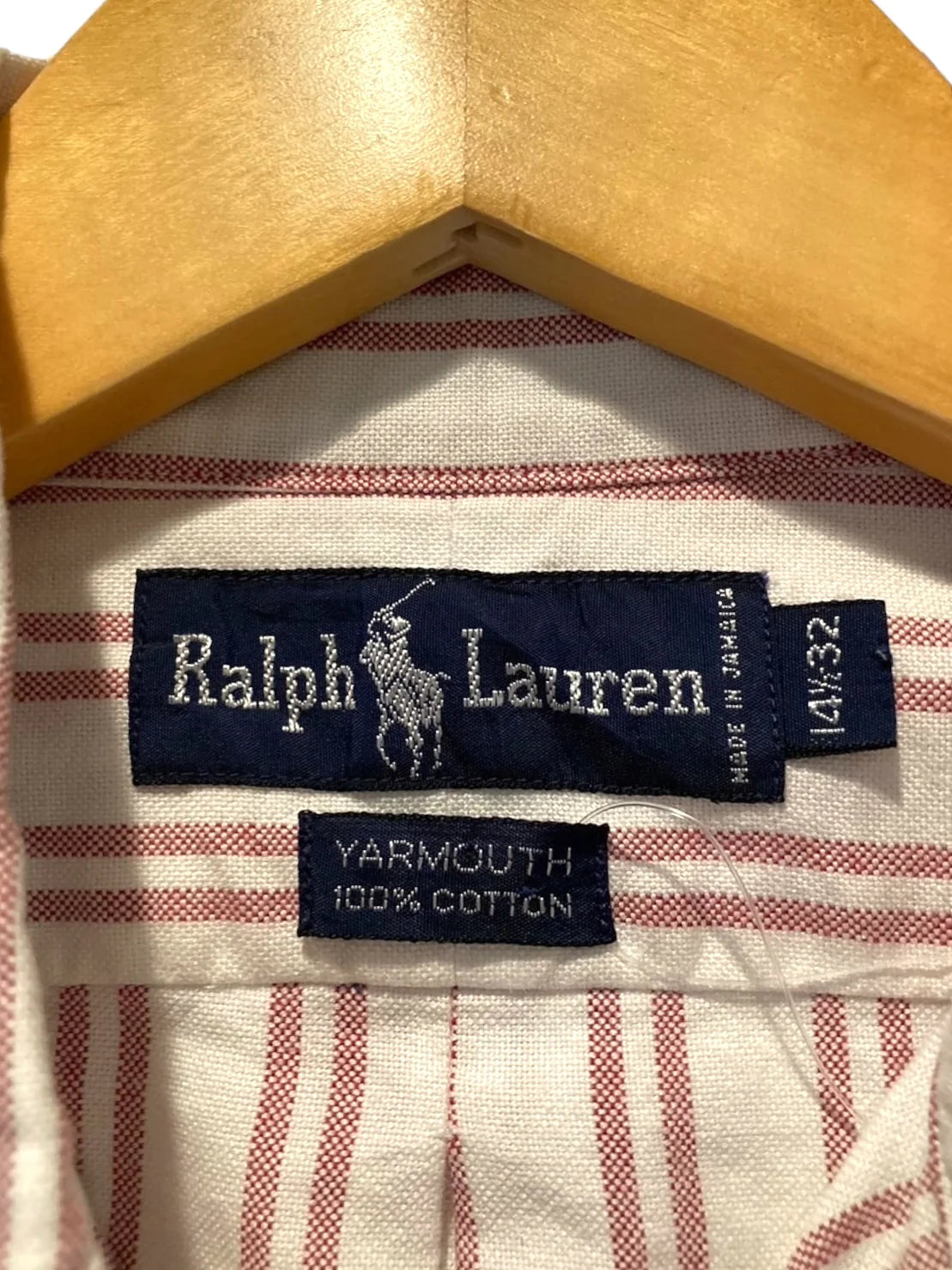 90s 90年代 Polo Ralph Lauren ポロ ラルフローレン 長袖シャツ ストライプシャツ