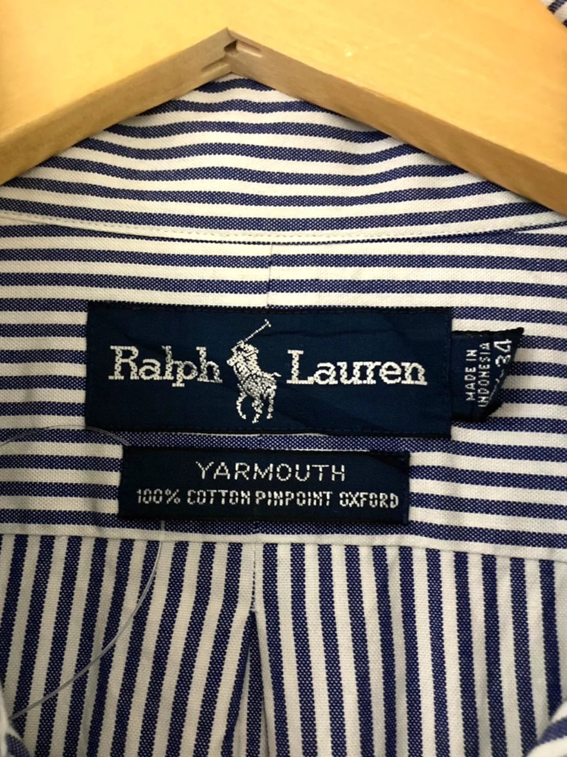 90s 90年代 Polo Ralph Lauren ポロ ラルフローレン 長袖シャツ ストライプシャツ