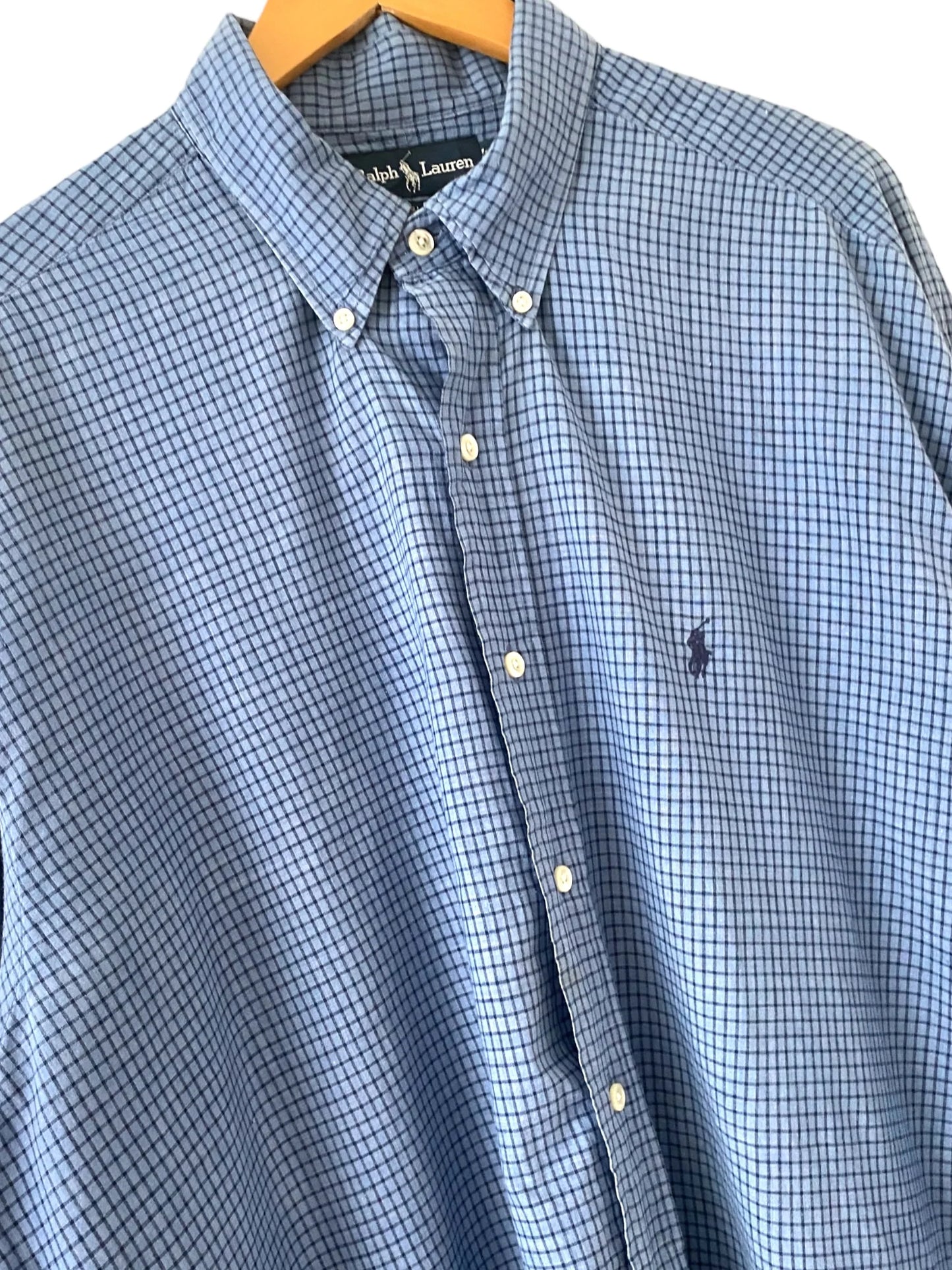 90s 90年代 Polo Ralph Lauren ポロ ラルフローレン 長袖シャツ チェックシャツ