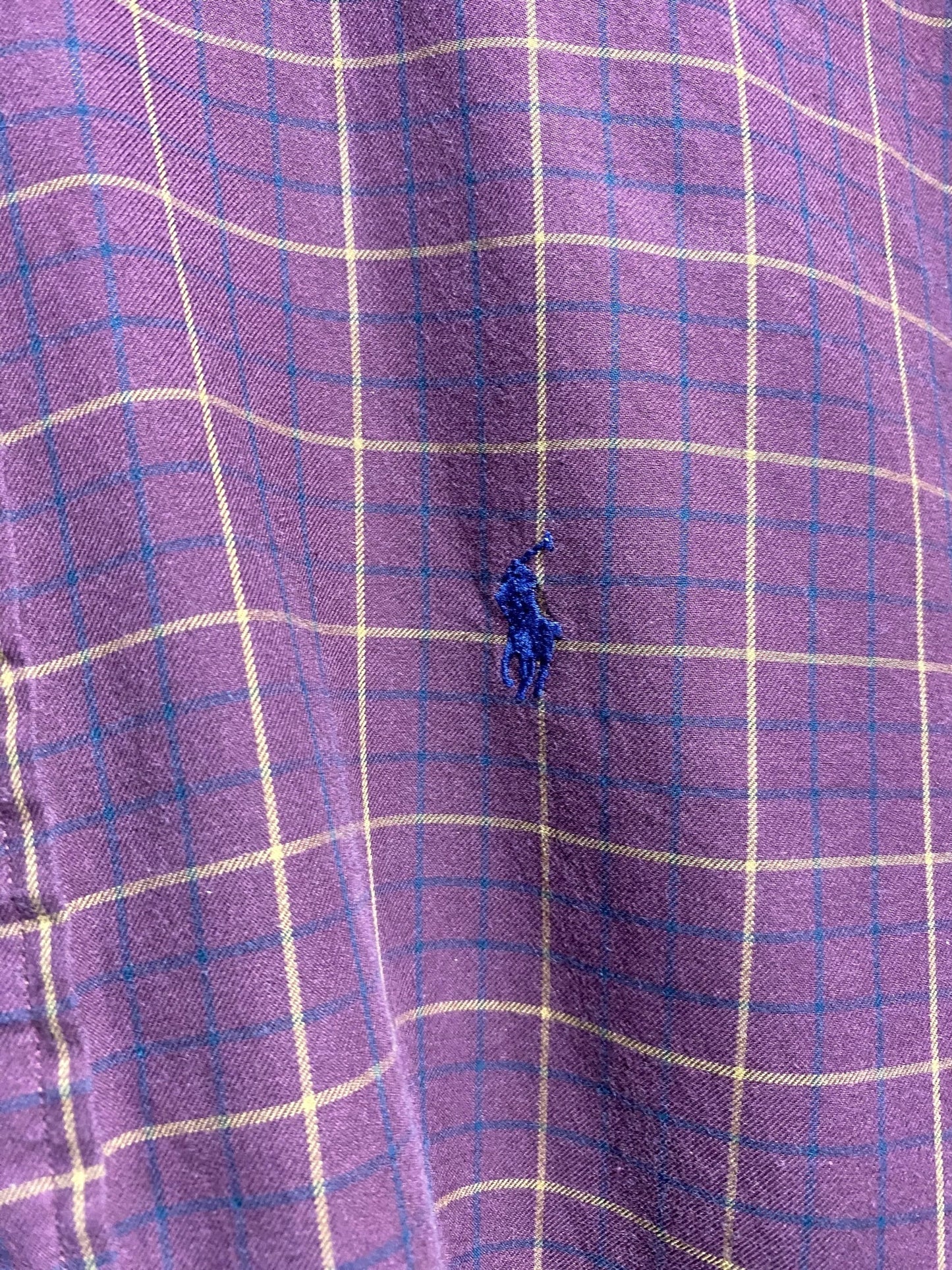 90s 90年代 Polo Ralph Lauren ポロ ラルフローレン 長袖シャツ チェックシャツ