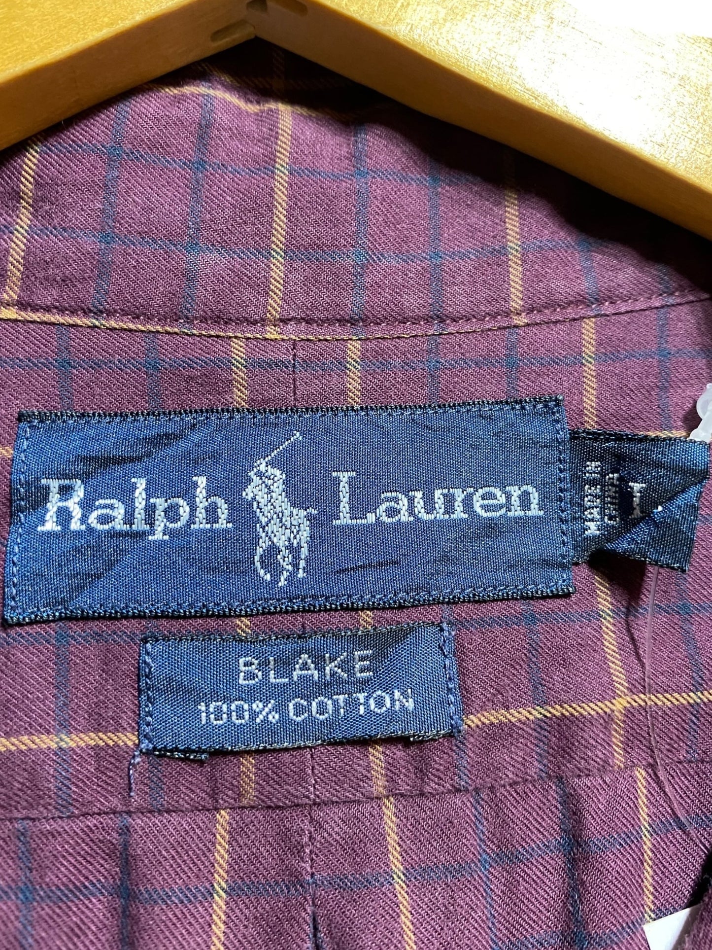 90s 90年代 Polo Ralph Lauren ポロ ラルフローレン 長袖シャツ チェックシャツ