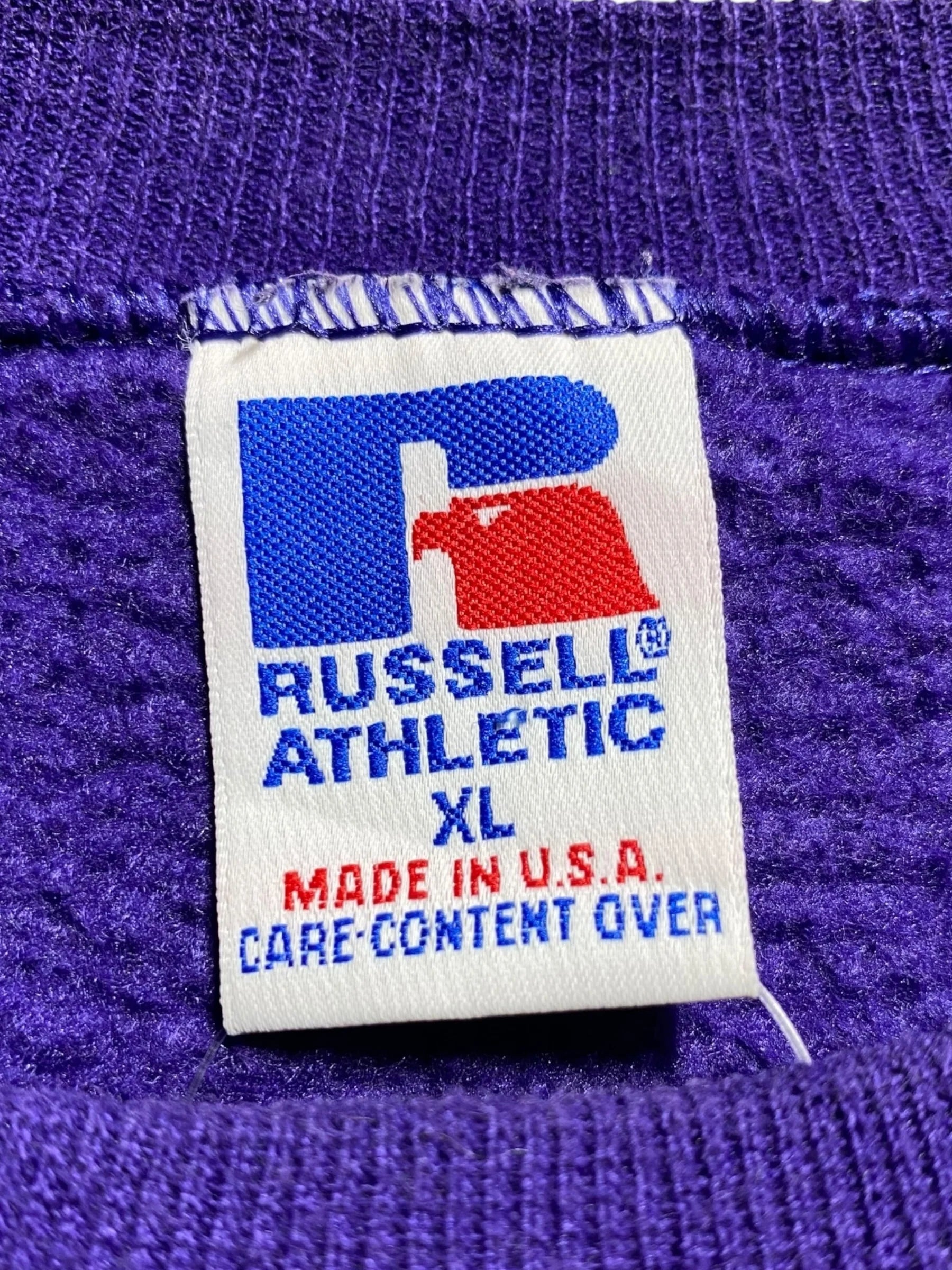 90s 90年代 Russell ラッセル NFL VIKINGS USA製 スウェット ...