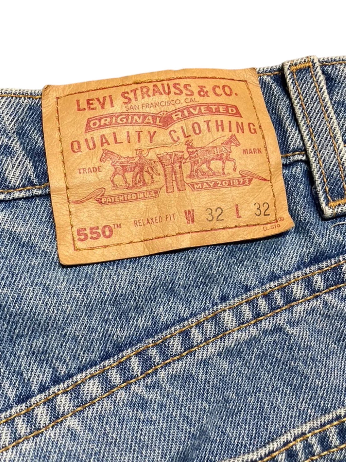 90s Levi’s リーバイス 550 リラックスフィット デニムパンツ