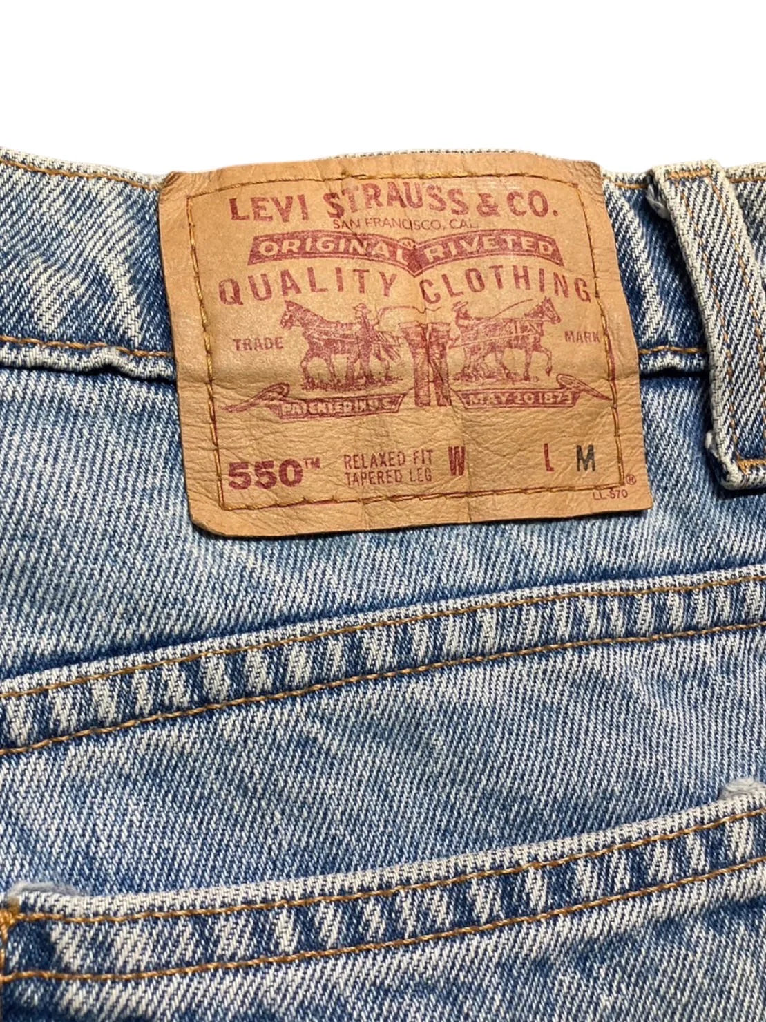 90s Levi’s リーバイス 550 リラックスフィット デニムパンツ