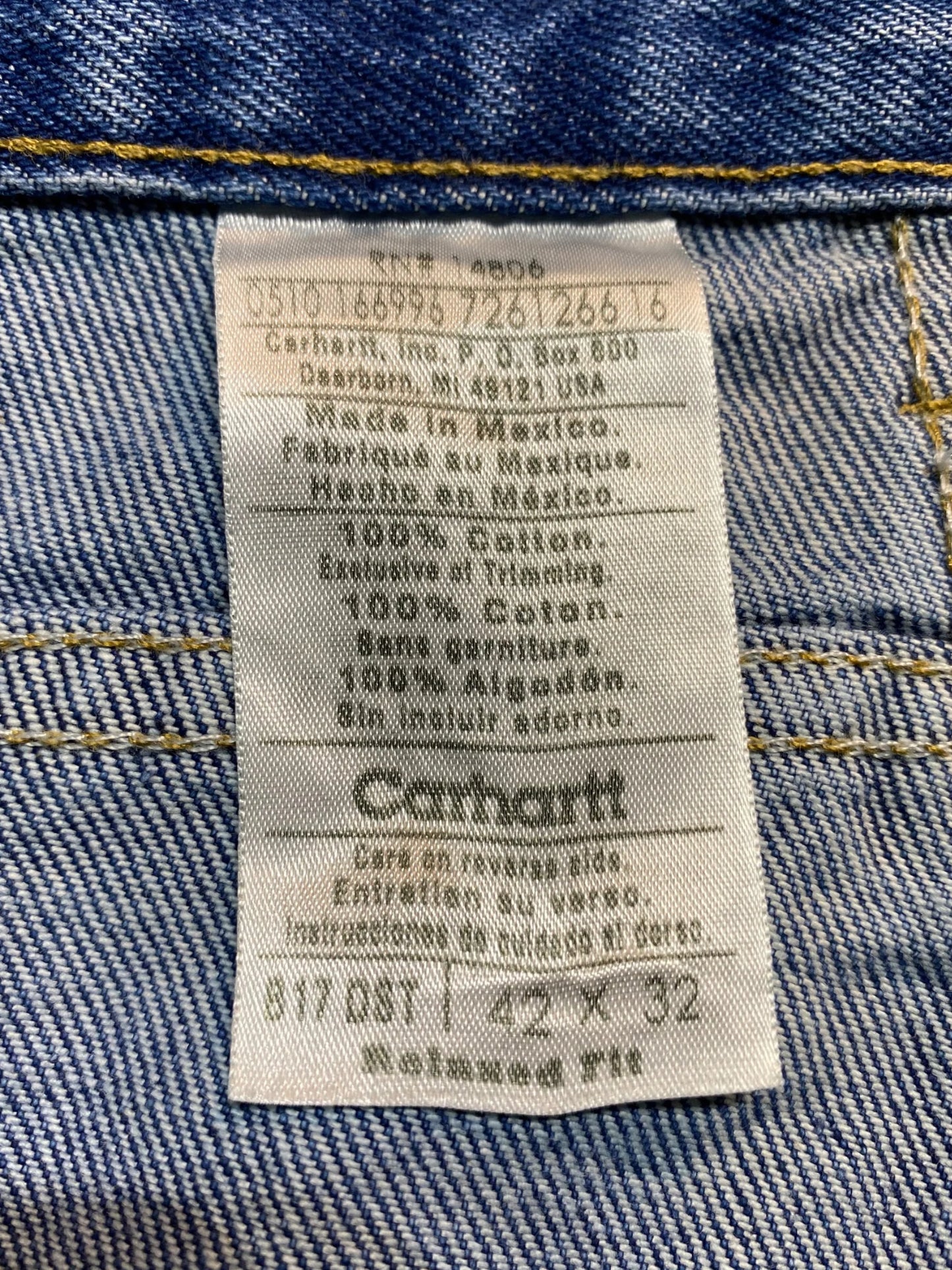 Carhartt カーハート Relaxed Fit リラックスフィット デニムパンツ オーバーサイズ