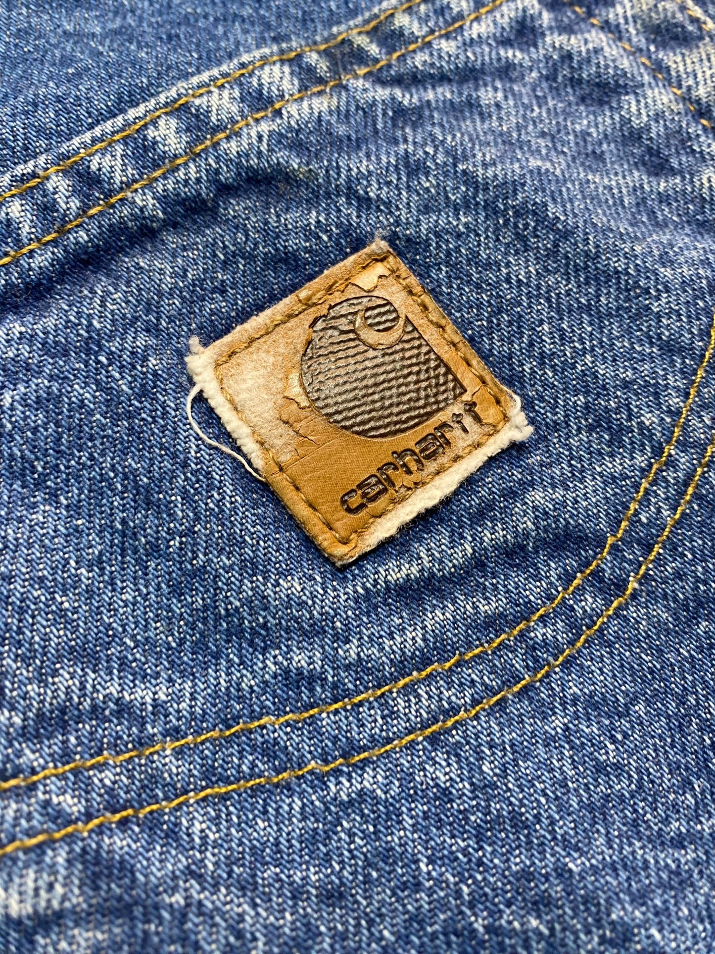 90年代 Carhartt カーハート デニムパンツ オーバーサイズ