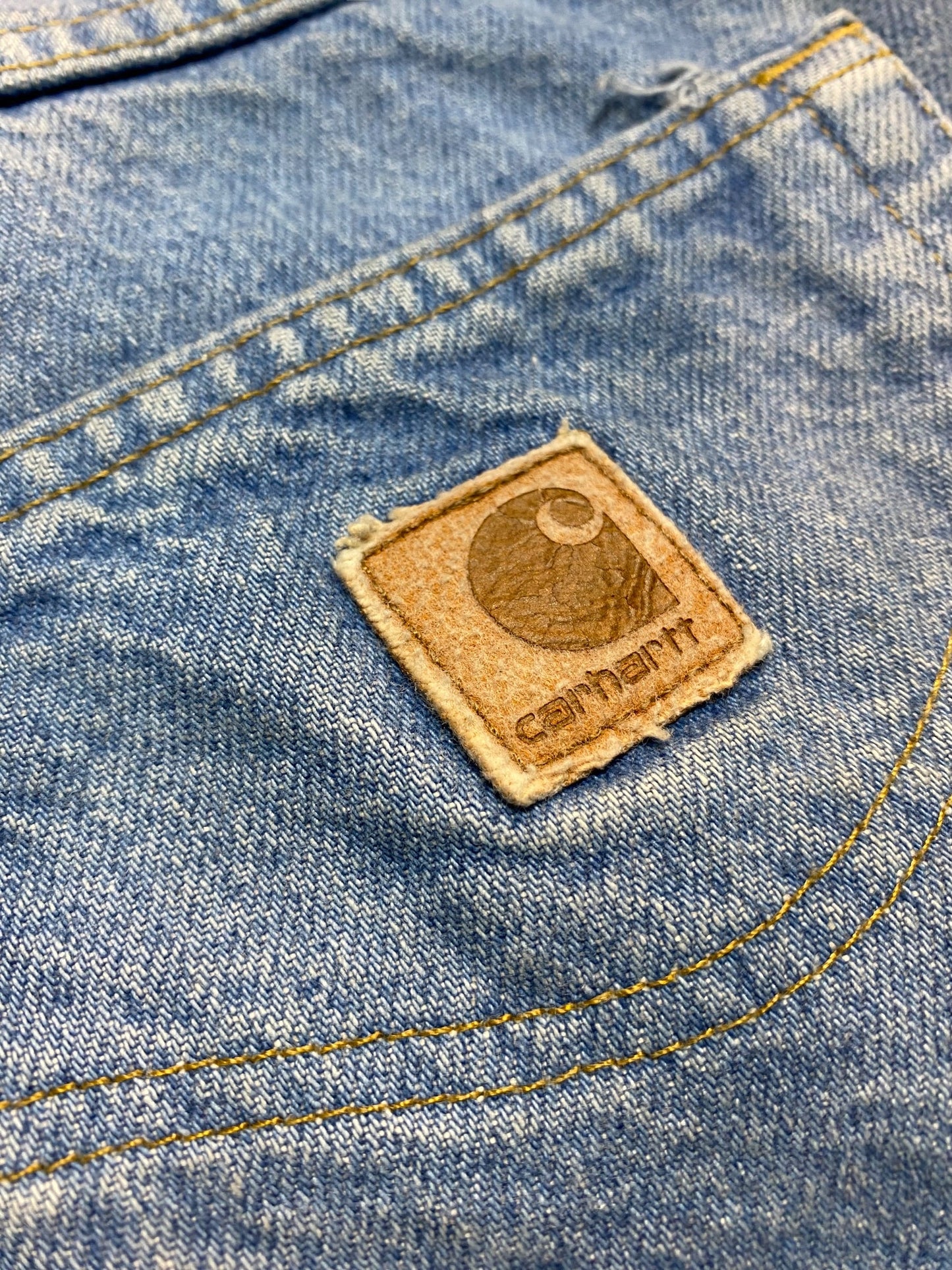 90年代 Carhartt カーハート デニムパンツ オーバーサイズ