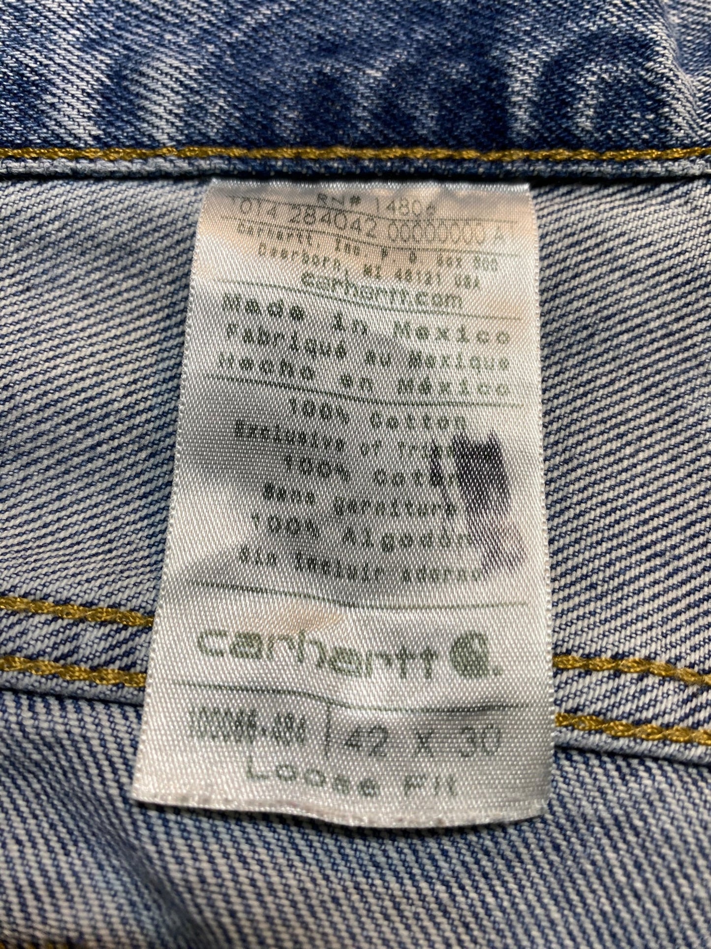 Carhartt カーハート Loose Fit ルーズフィット デニムパンツ オーバーサイズ