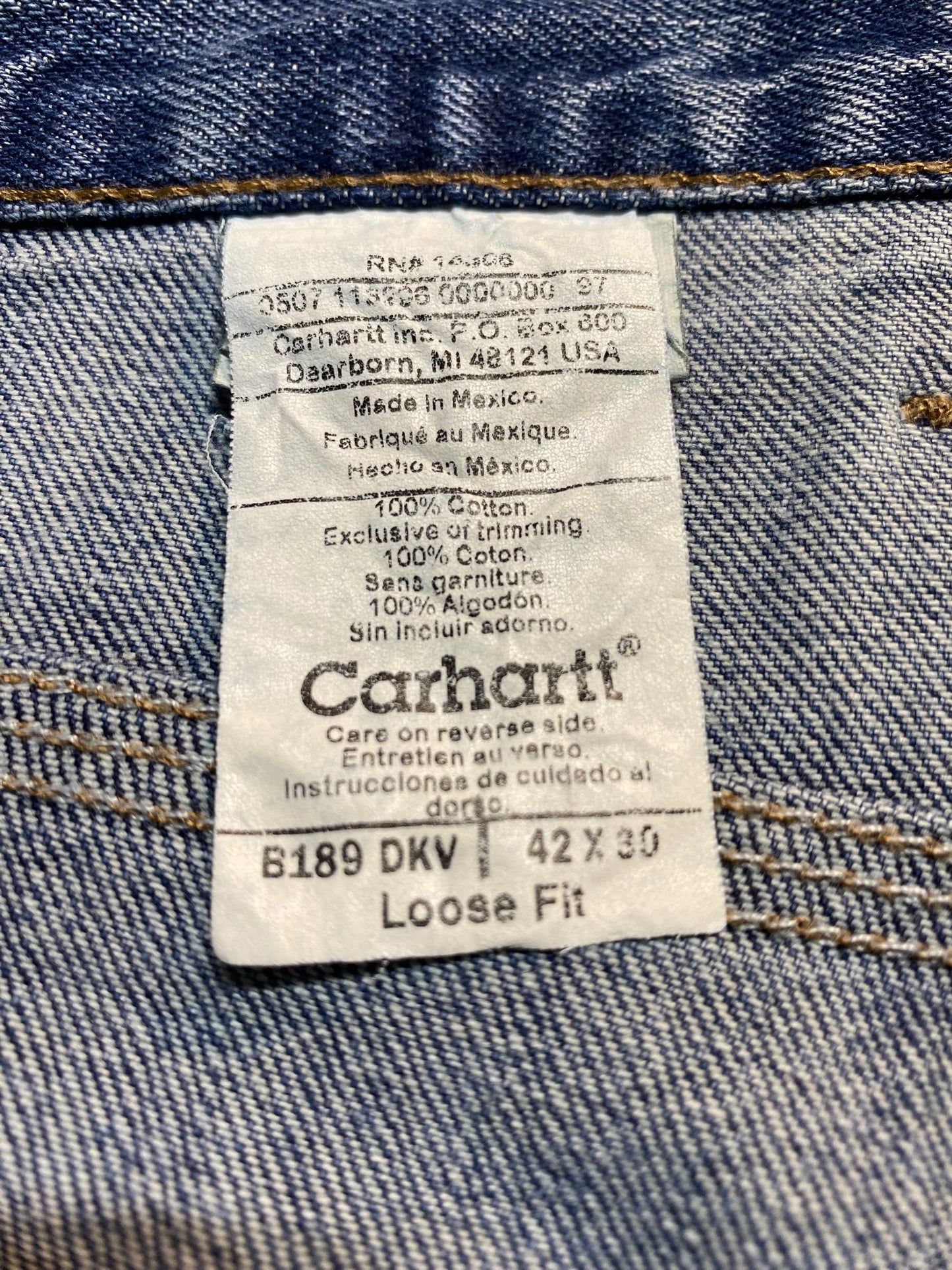 Carhartt カーハート Loose Fit ルーズフィット デニムパンツ オーバーサイズ