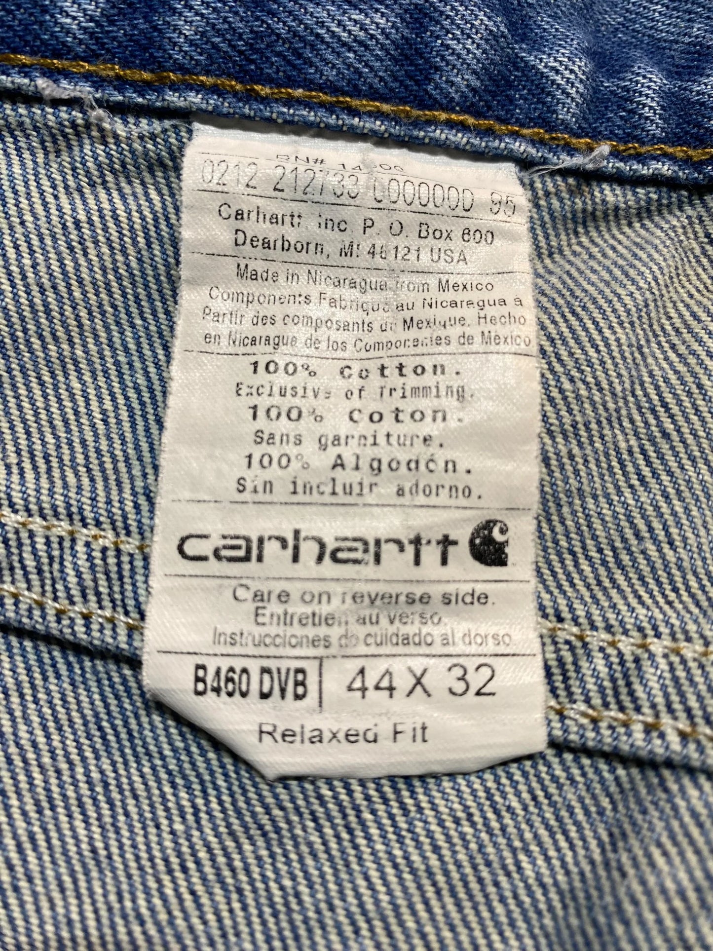 Carhartt カーハート Relaxed Fit リラックスフィット デニムパンツ オーバーサイズ