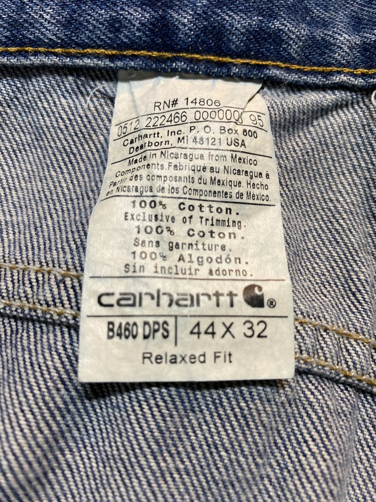 Carhartt カーハート Relaxed Fit リラックスフィット デニムパンツ オーバーサイズ