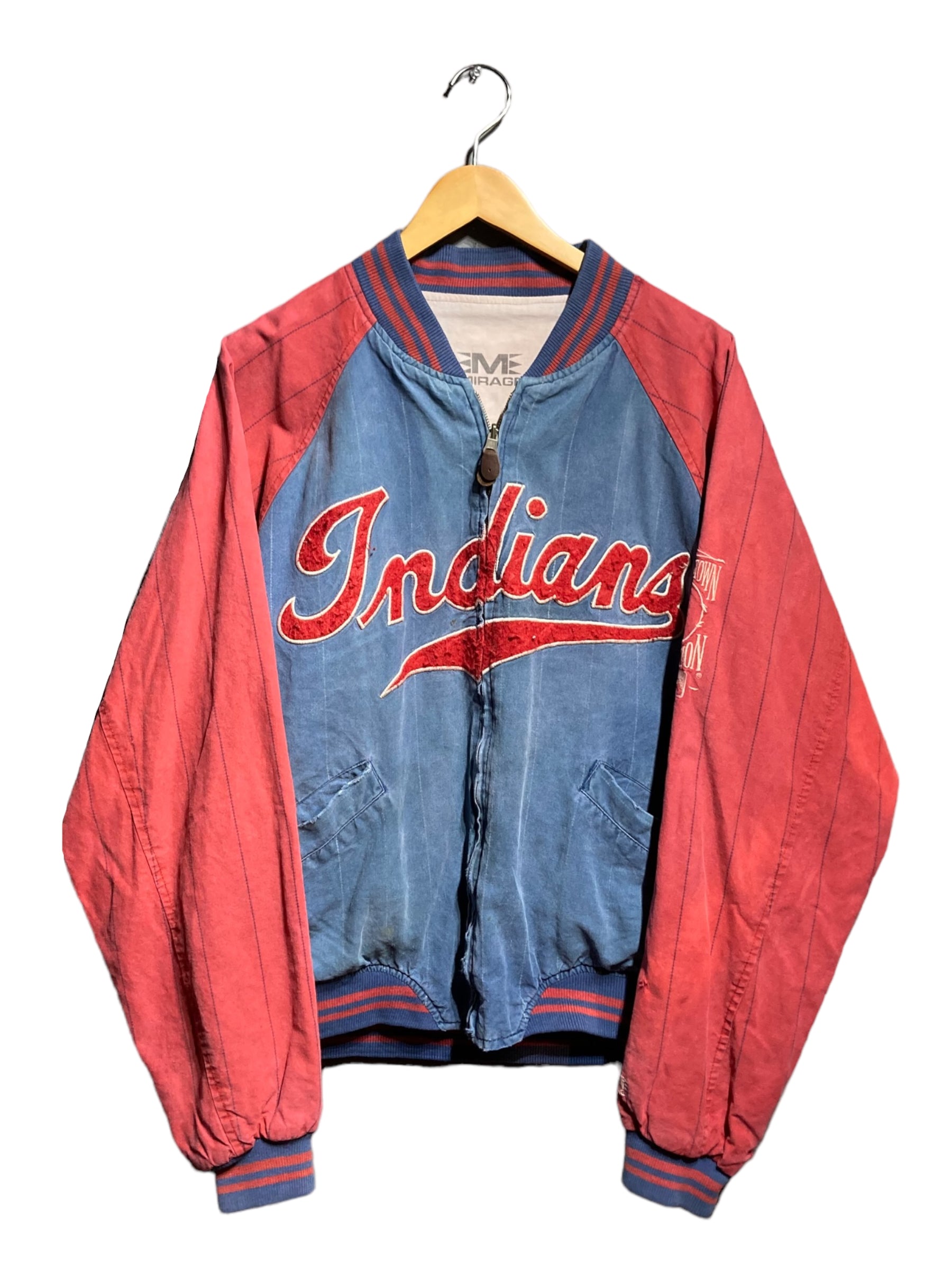 MIRAGE 90s stadium jacket スタジアムジャケット MLB Indians
