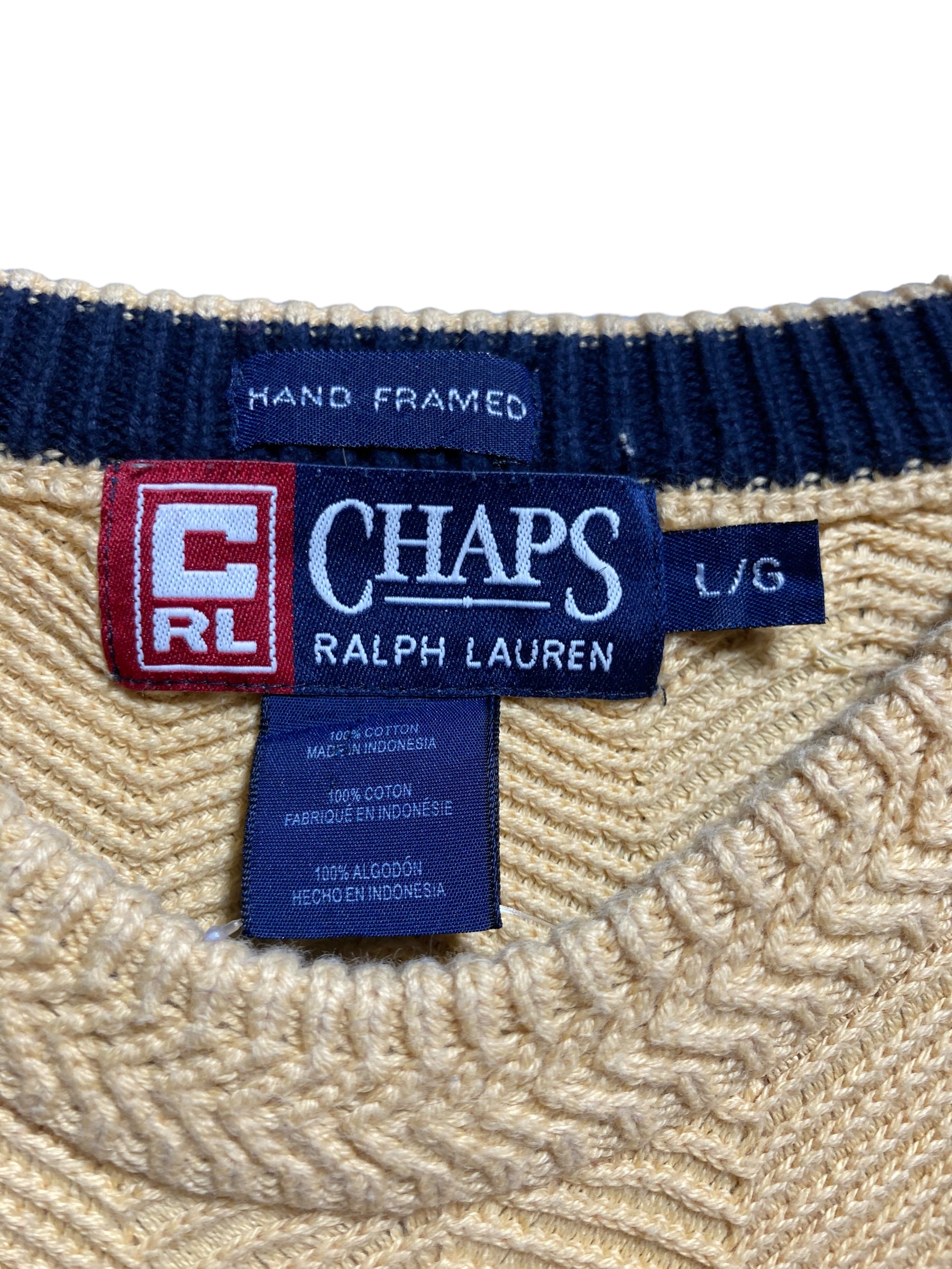 生まれのブランドで CHAPS ニット yacht knit LAUREN RALPH ニット