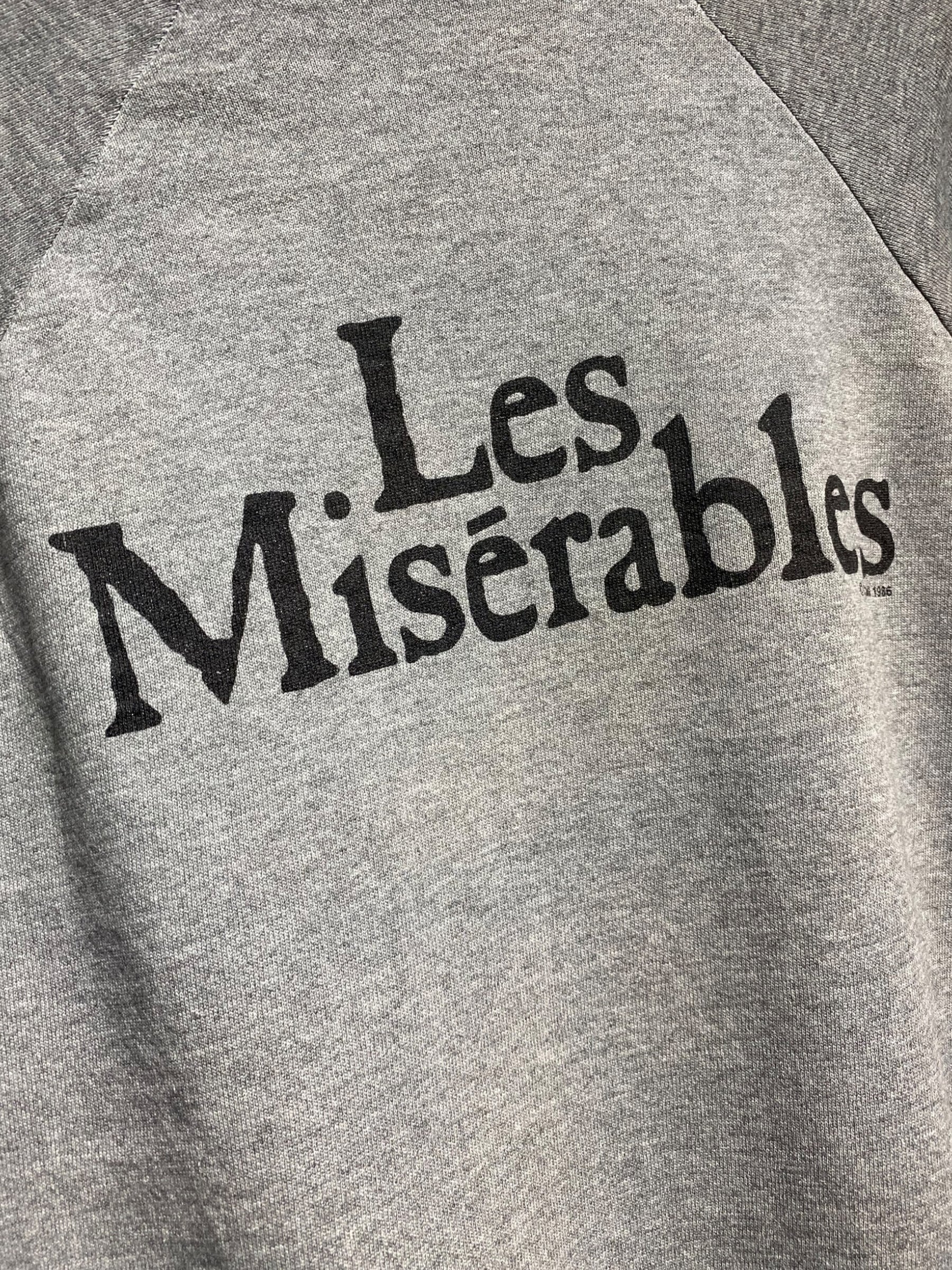 80年代 Anvil Les Miserables レミゼラブル トレーナー スウェット