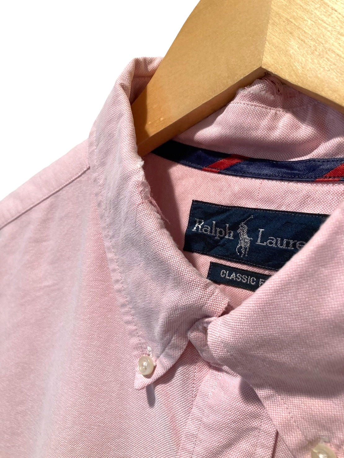 90s 90年代 Polo Ralph Lauren ポロ ラルフローレン 長袖シャツ 無地