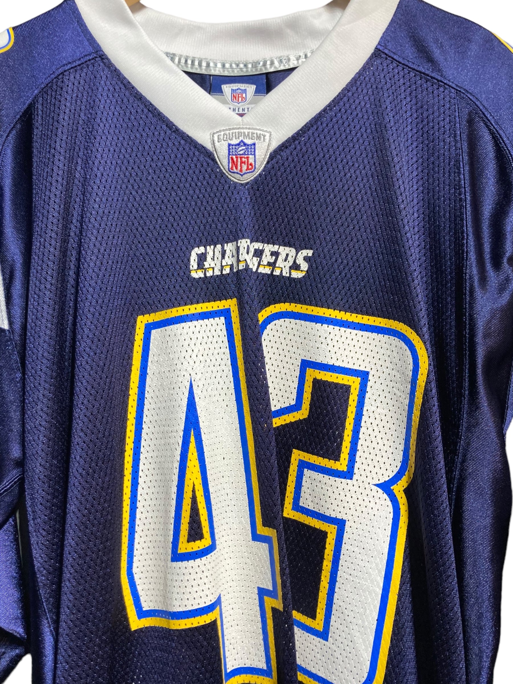 NFL chargers ロサンゼルス チャージャーズ Reebok リーボック ゲームシャツ ユニフォーム