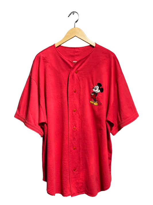 Disney ディズニー ミッキー BASEBALL ベースボールシャツ ユニフォーム