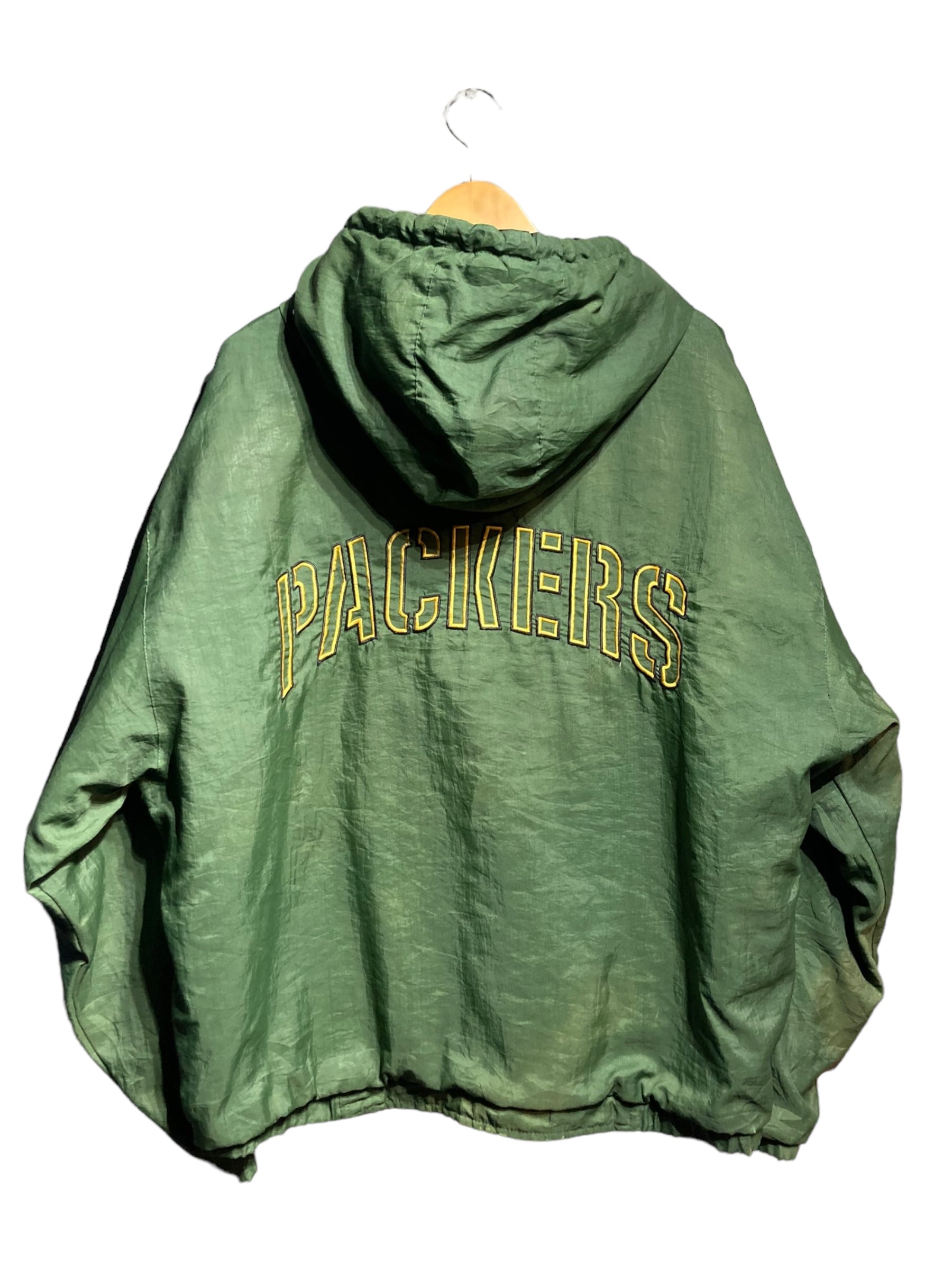 デッドストック‼️logo athletic packers 中綿 XL 1245-