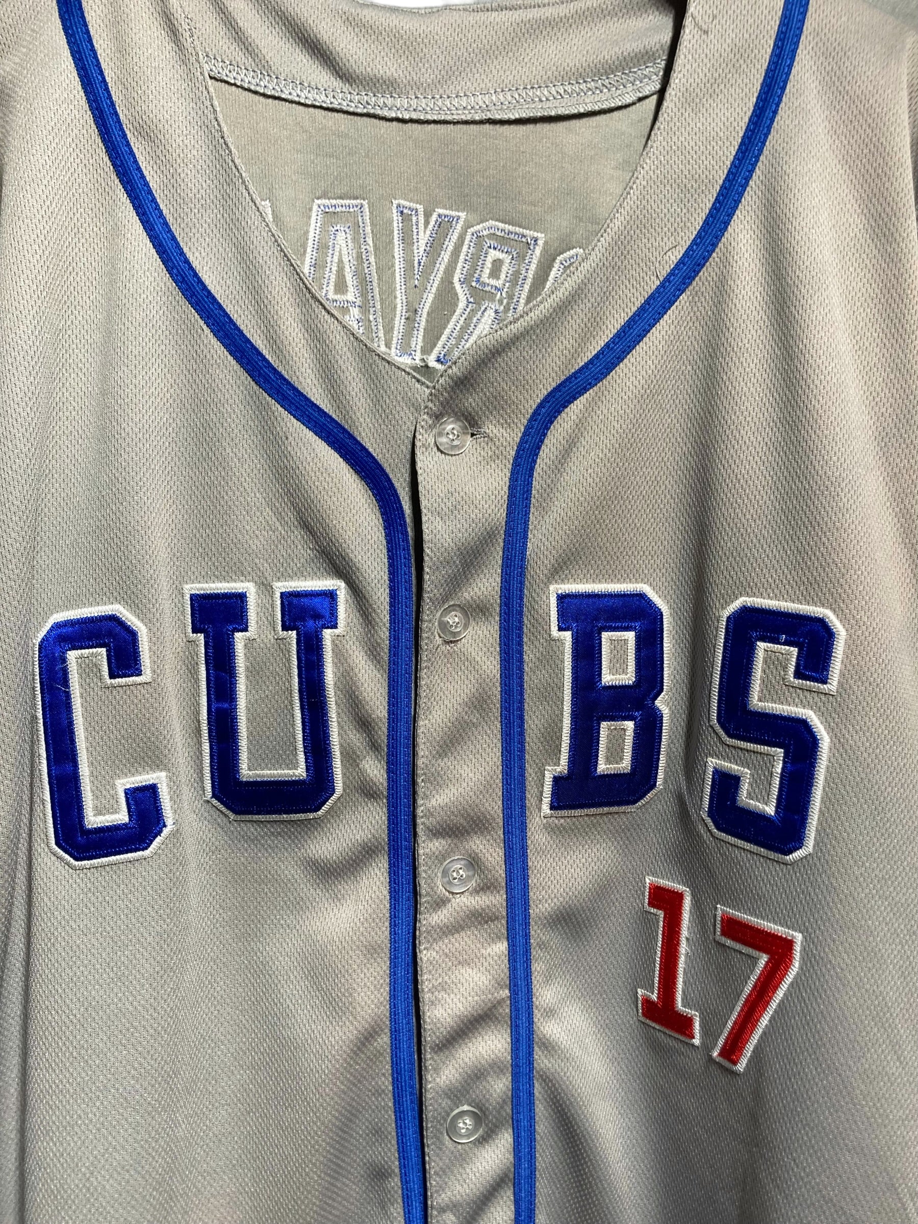 CUBS カブス Majestic MLB BASEBALL ベースボールシャツ ユニフォーム