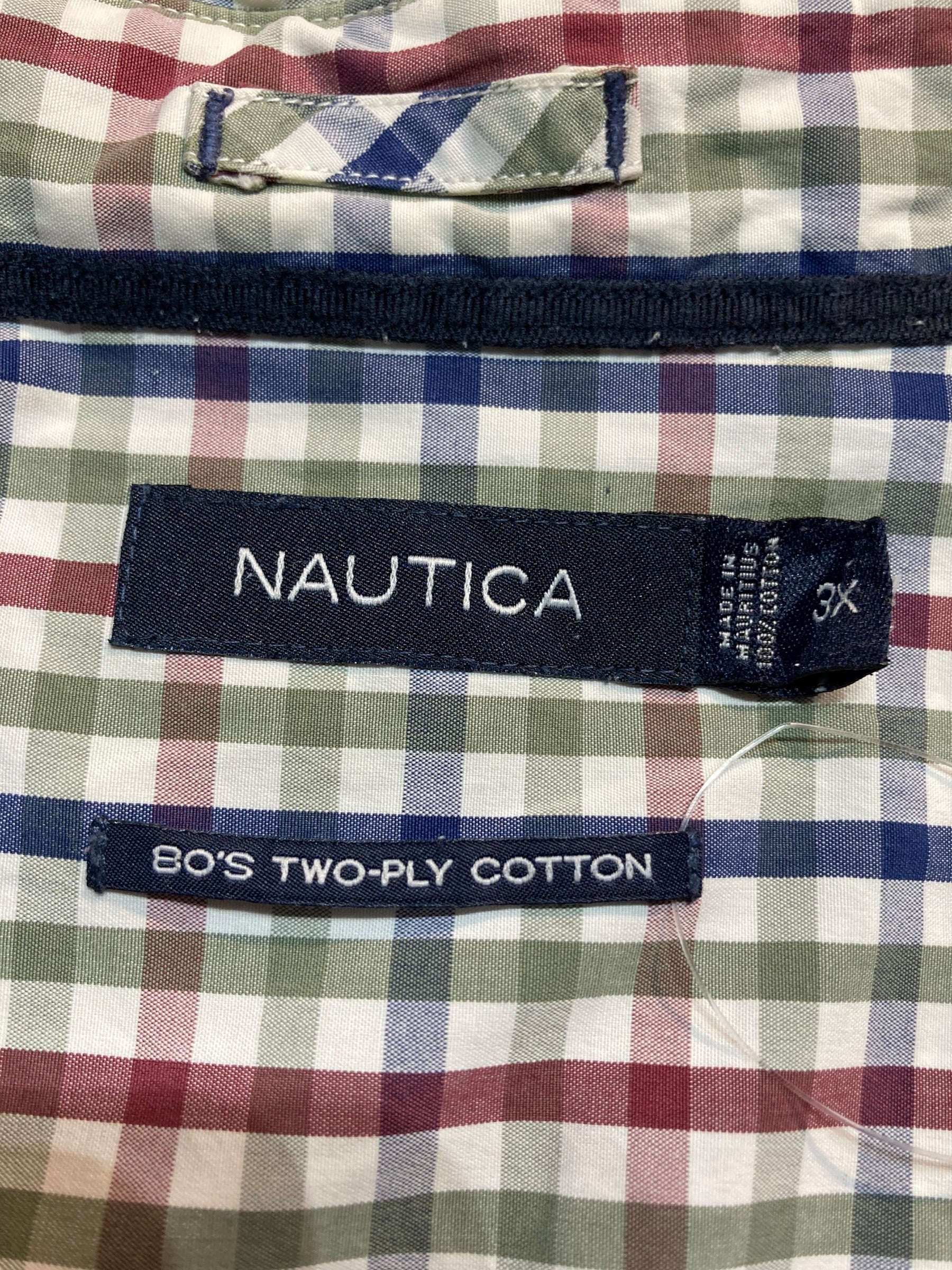 NAUTICA ノーティカ ノーチカ ストライプ 半袖シャツ 柄シャツ