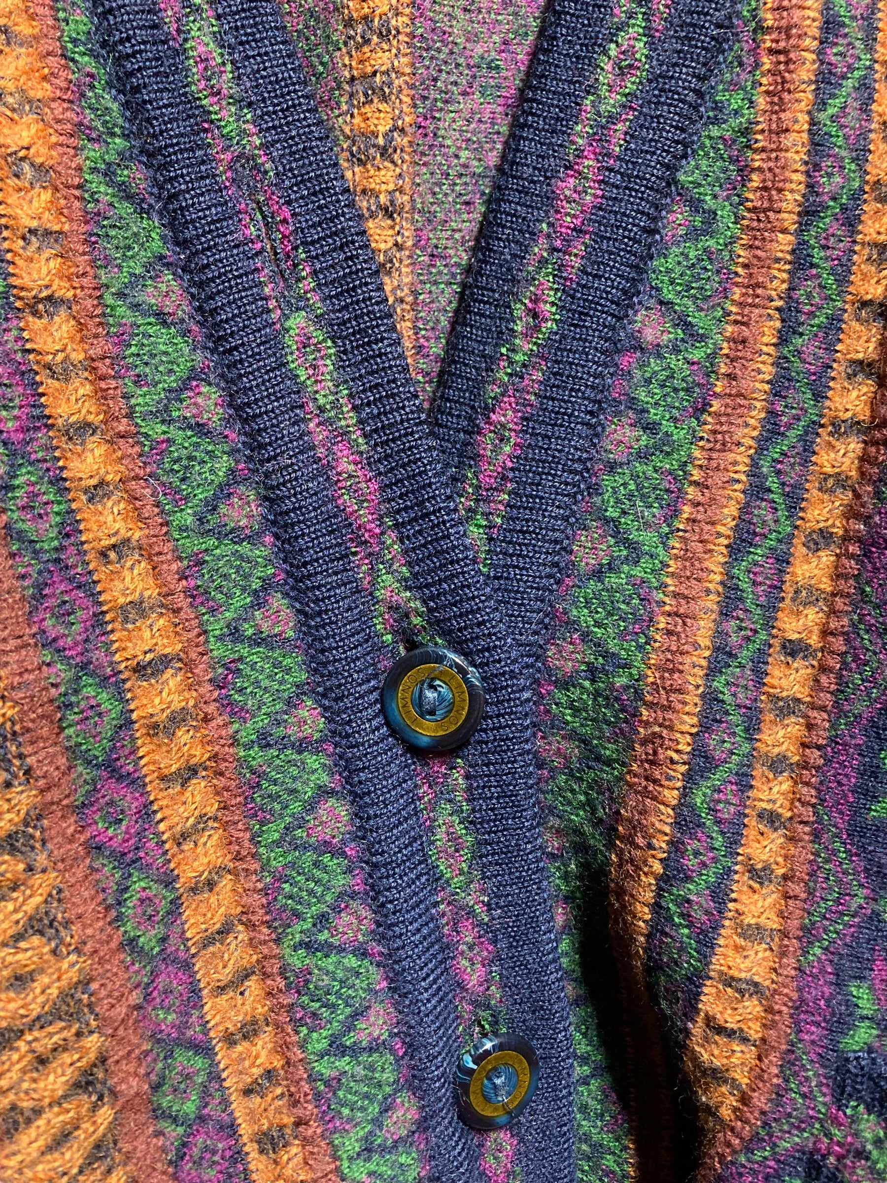 Limnos knit sweater ウールニット 3Dニット セーター カーディガン