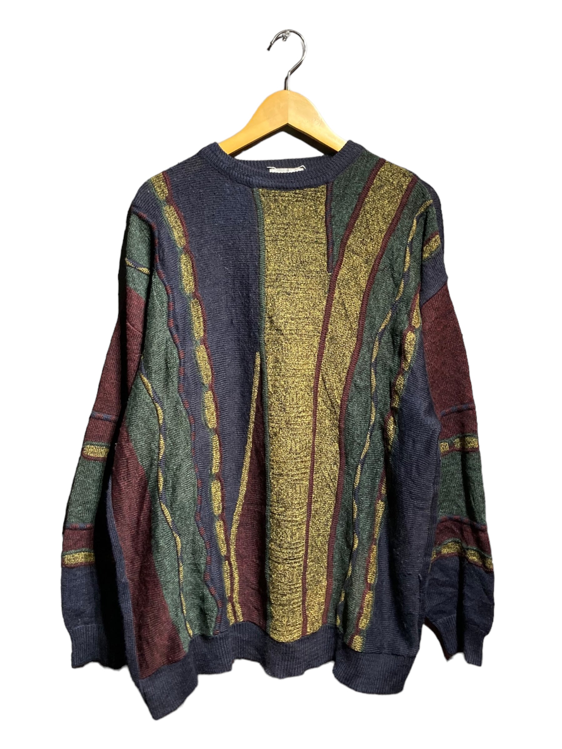 CAPTAIN knit sweater ウールニット 3Dニット セーター – STORAGE
