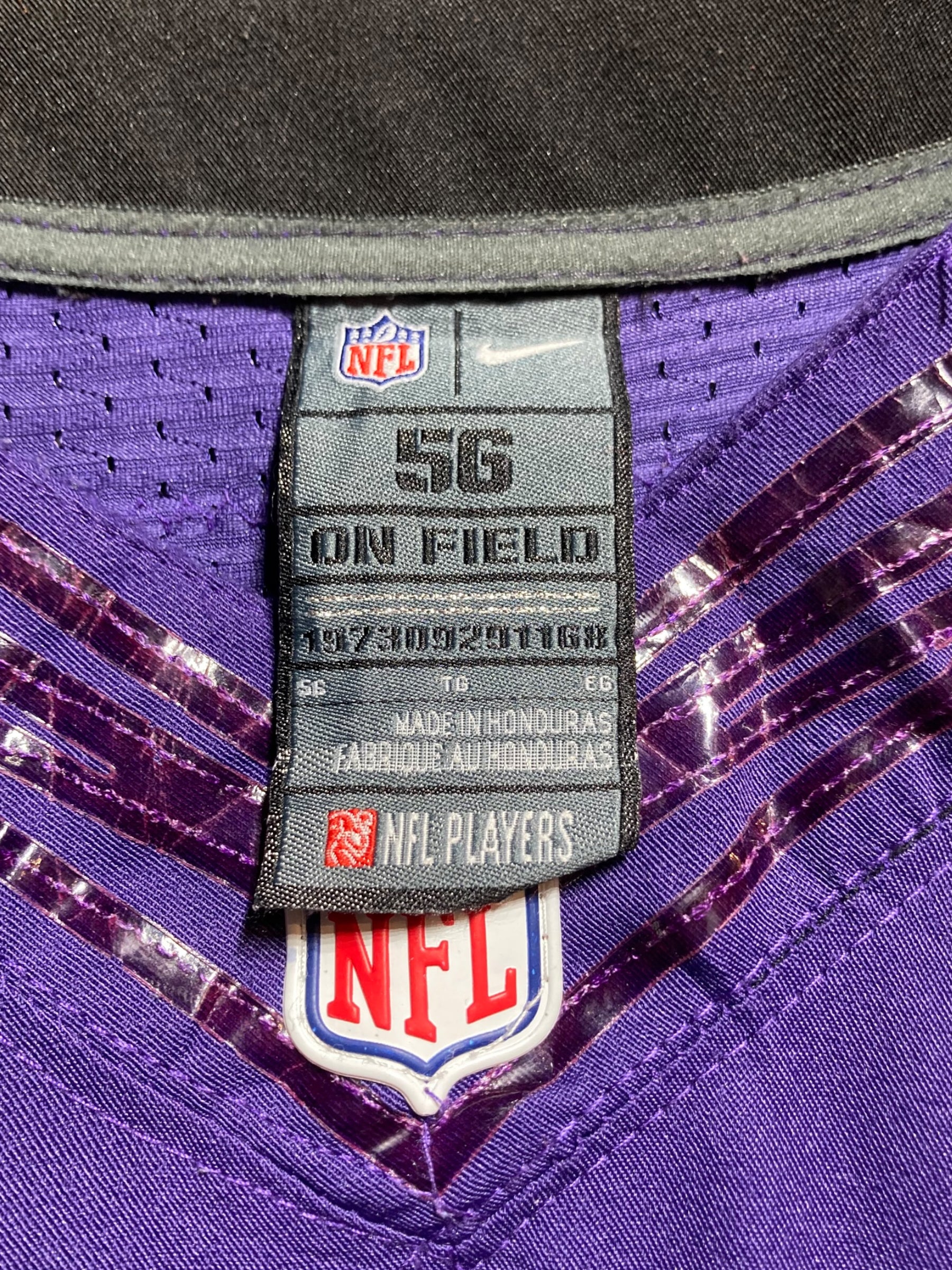 NFL RAVENS レイブンズ NIKE ナイキ ゲームシャツ ユニフォーム