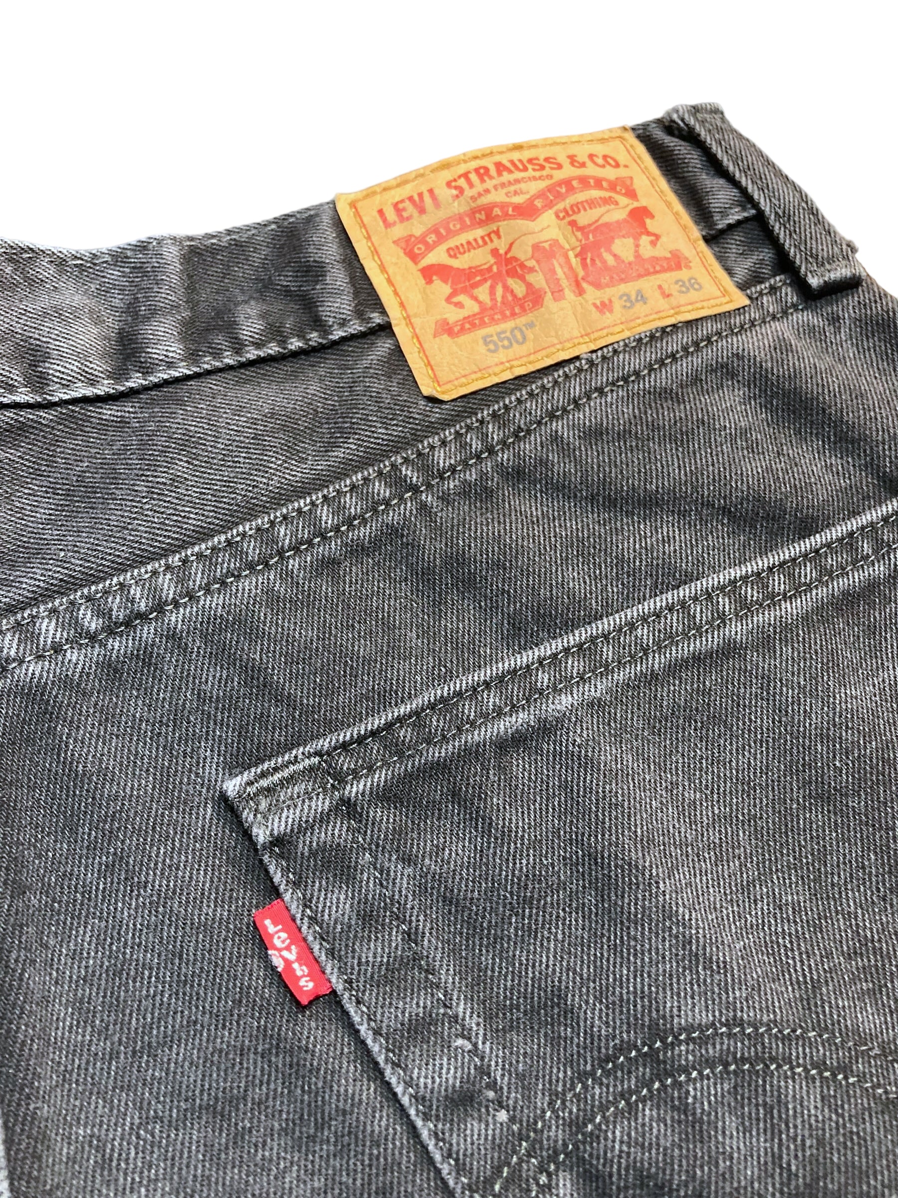 Levi's リーバイス 550 ブラックデニム リラックスフィット デニム