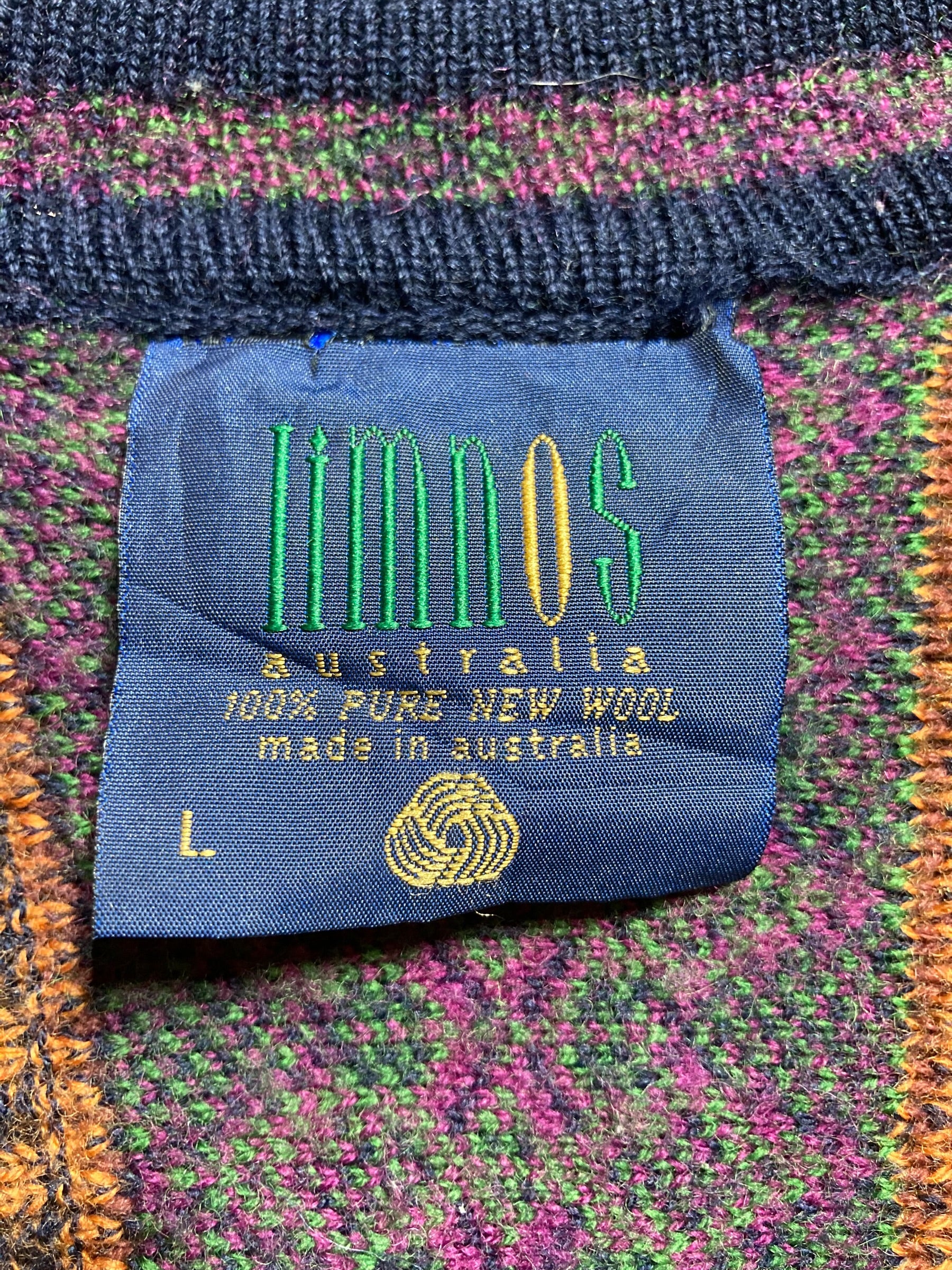 Limnos knit sweater ウールニット 3Dニット セーター カーディガン