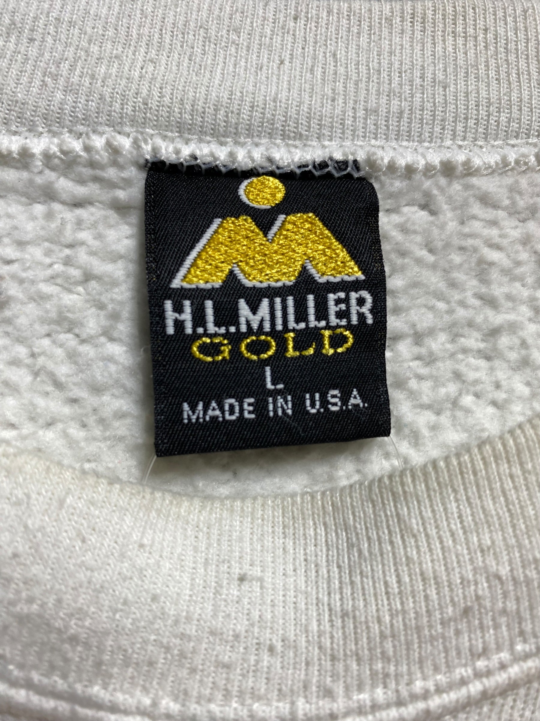 90年代 H.L.MILLER GOLD WISCONSIN トレーナー スウェット カレッジ