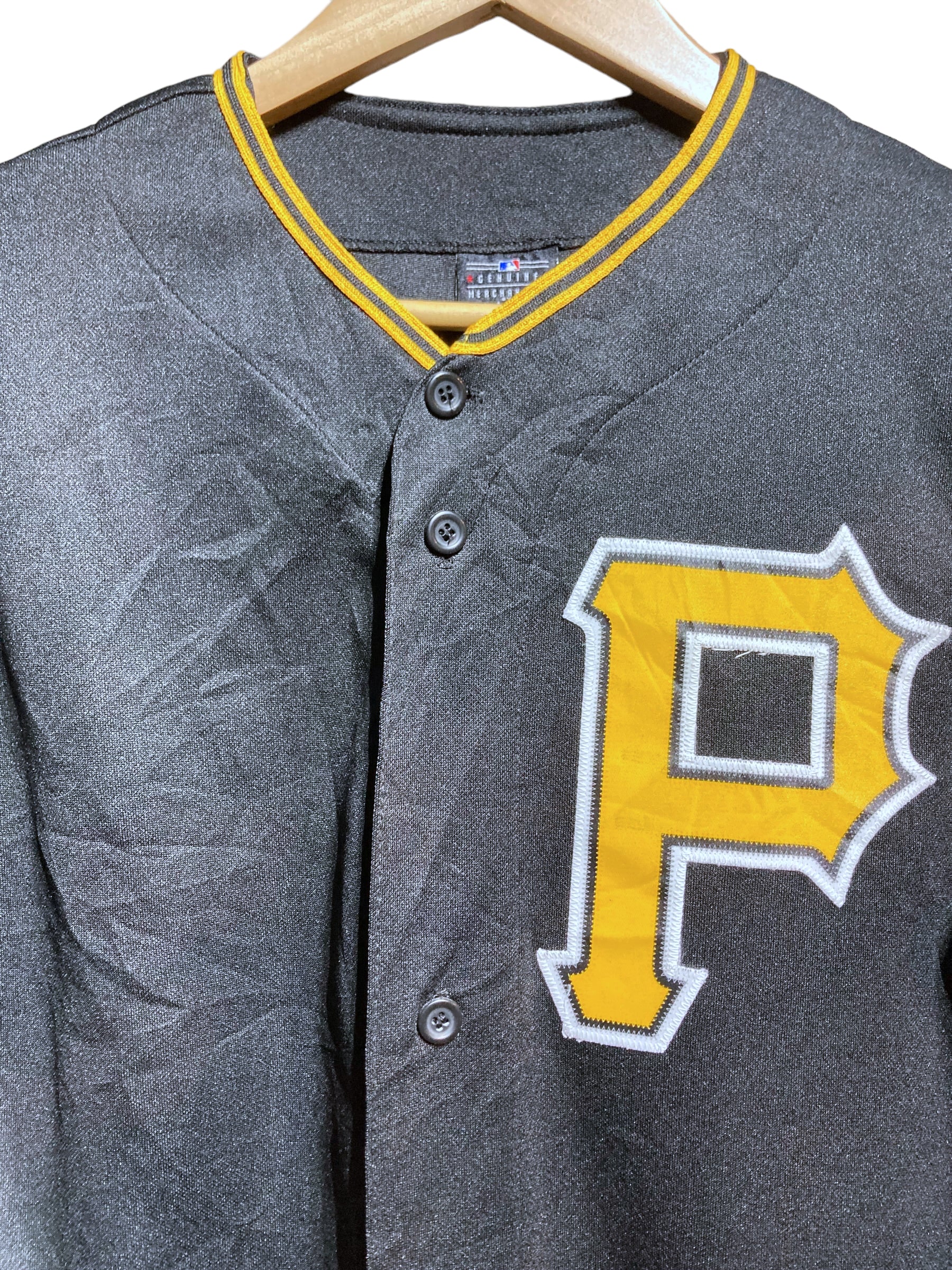 PIRATES パイレーツ Majestic MLB BASEBALL ベースボールシャツ