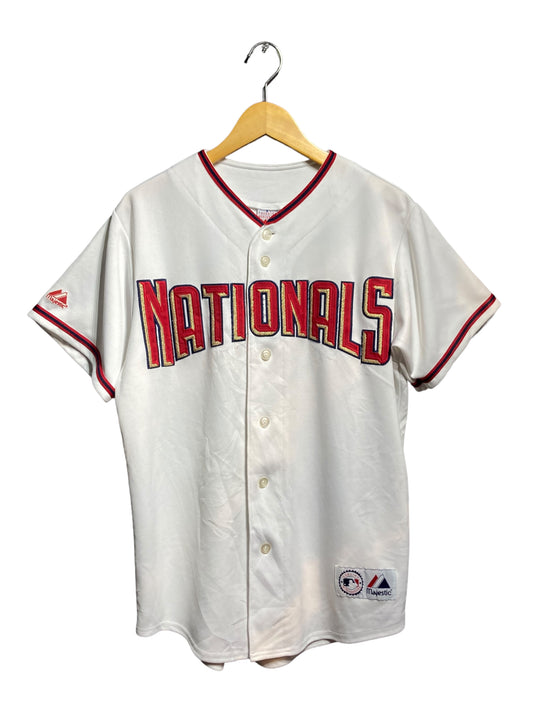 NATIONALS ワシントンナショナルズ Majestic マジェスティック BASEBALL ベースボールシャツ ユニフォーム