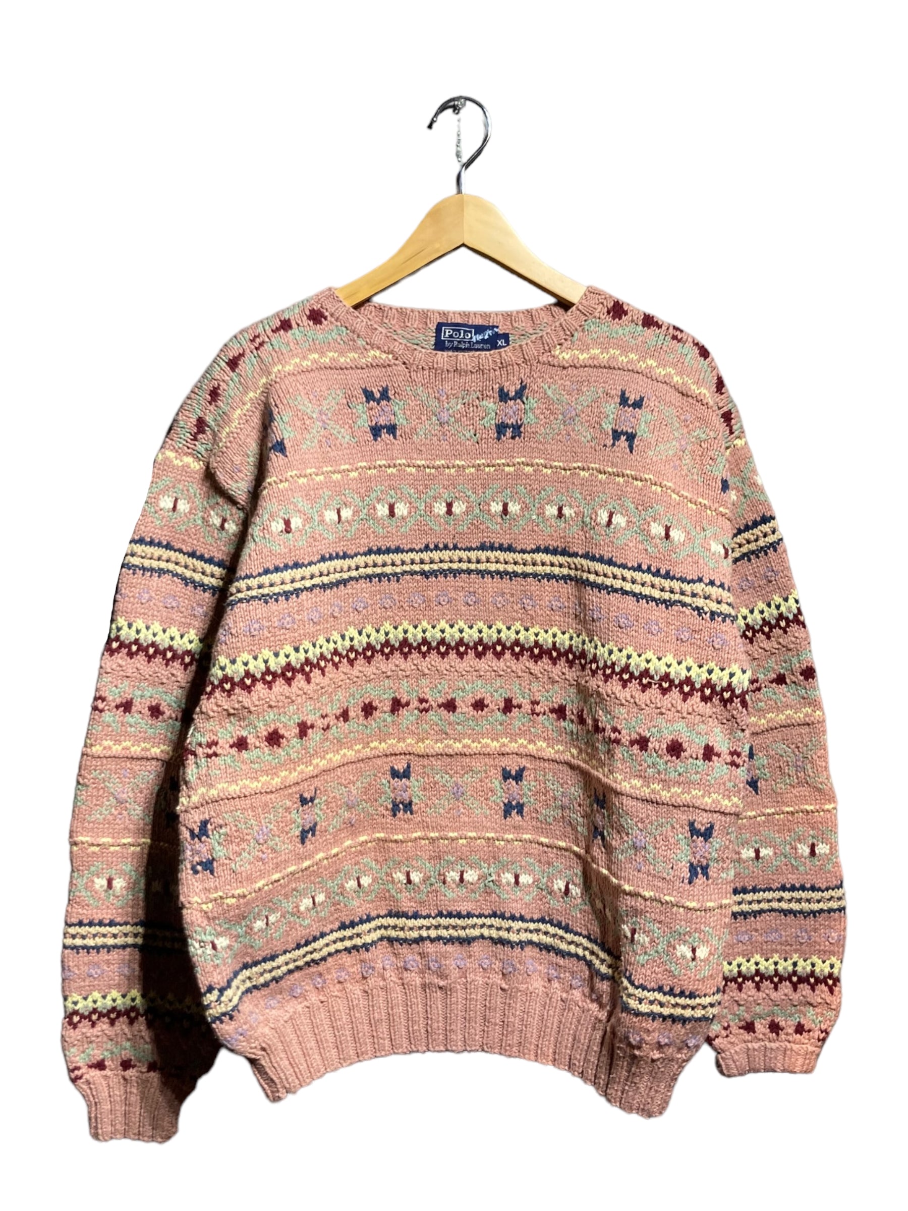 90s Polo Ralph Lauren ポロ ラルフローレン knit sweater ニット セーター デザイン