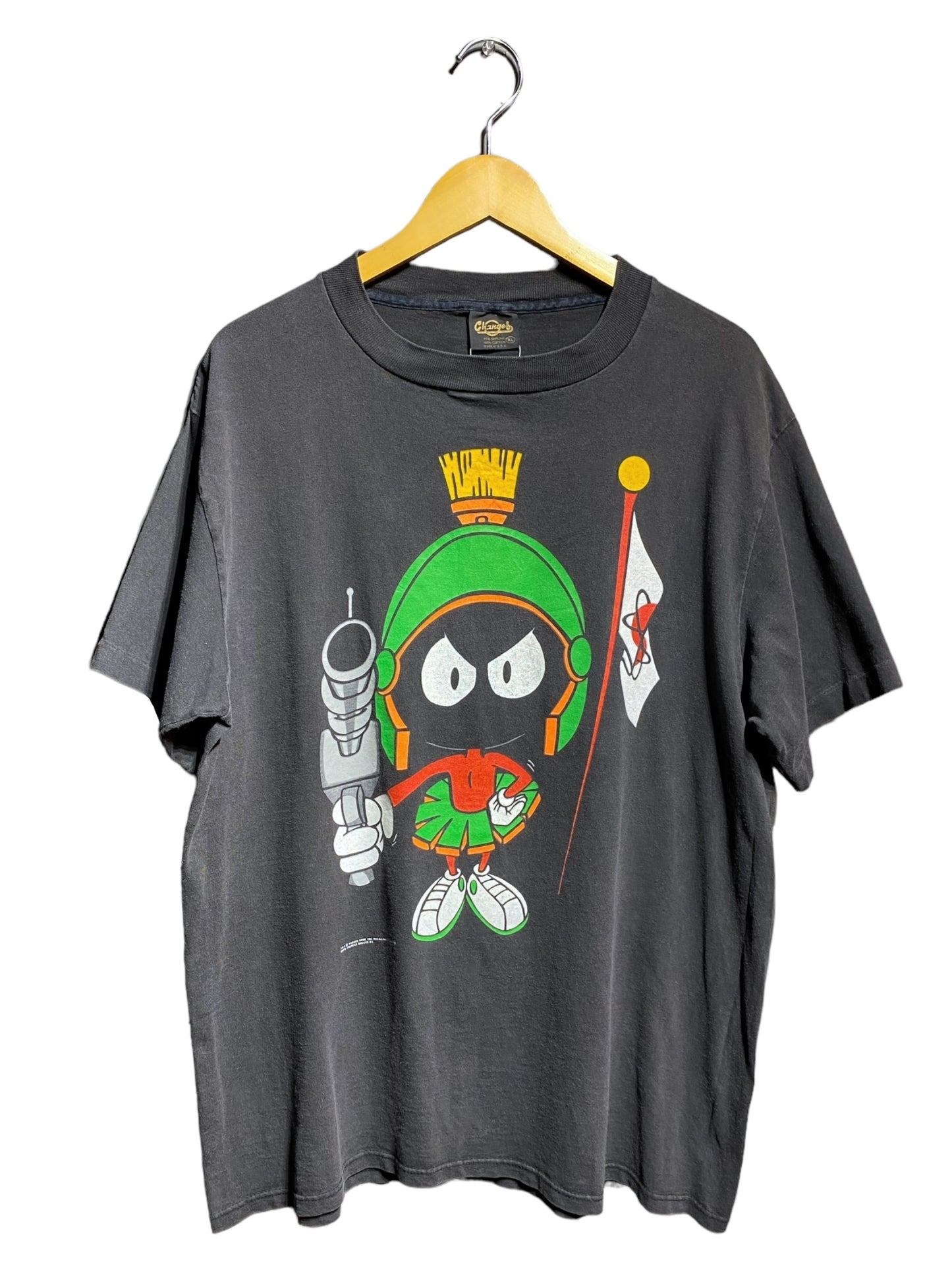 90s 90年代 ワーナーブラザーズ WARNER BROS マービンザマーシャン キャラクター アニメ 半袖 Tシャツ