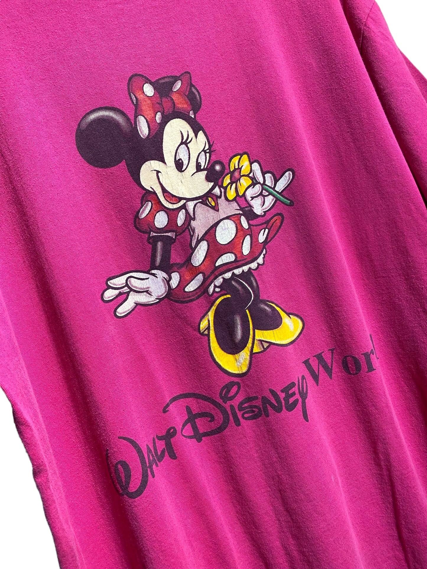 90s 90年代 Disney  Designs ミニー DISNEY ディズニー キャラクター アニメ 半袖 Tシャツ