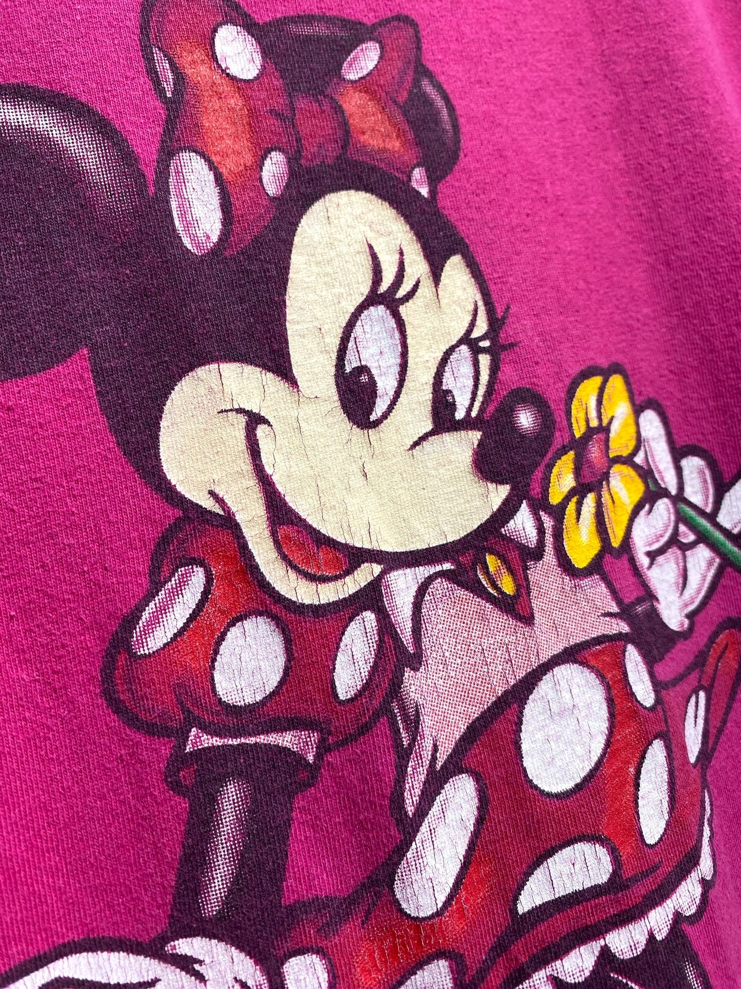 90s 90年代 Disney  Designs ミニー DISNEY ディズニー キャラクター アニメ 半袖 Tシャツ