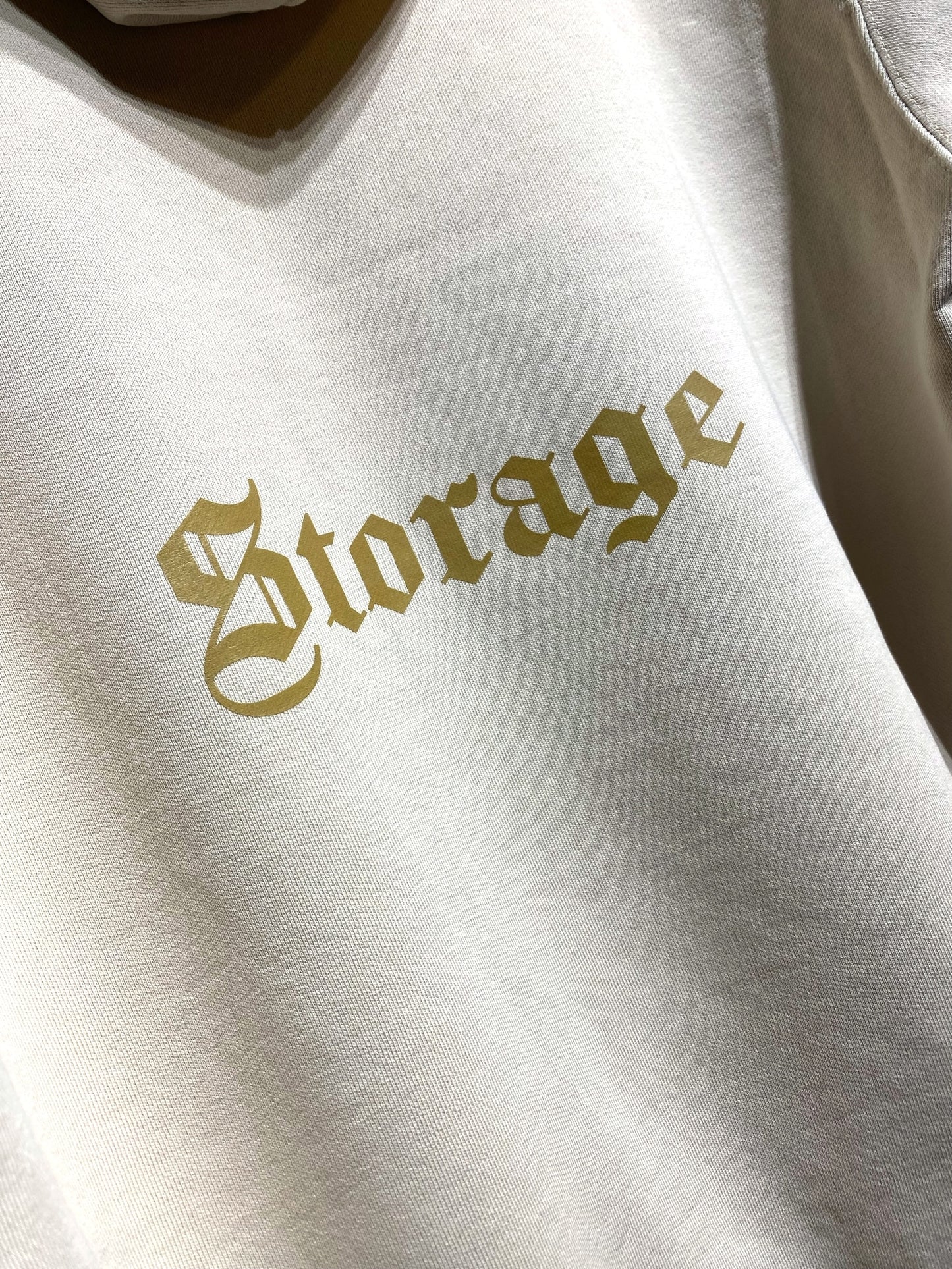 STORAGE ピグメント 両面プリント フーディ