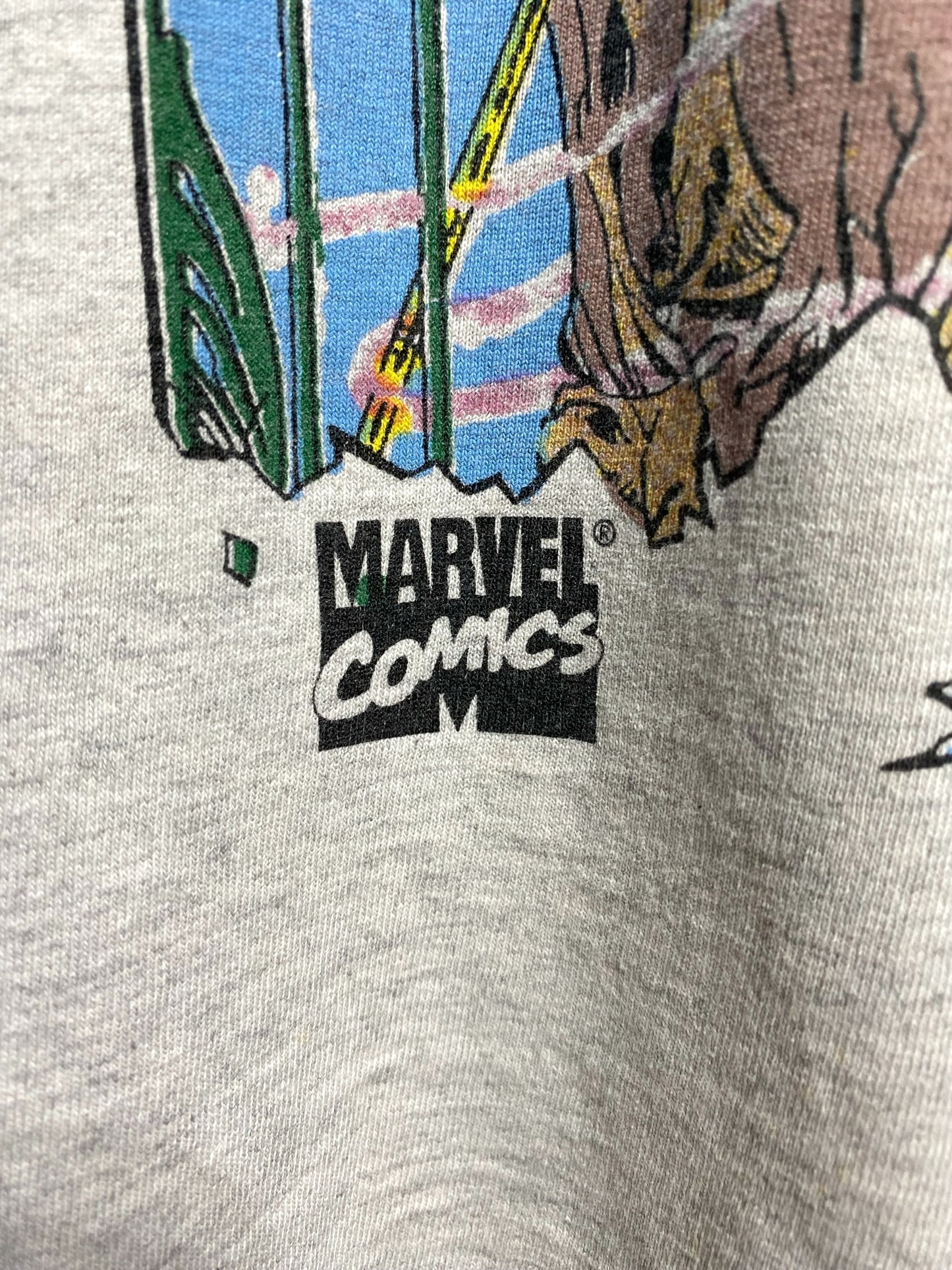 90s 90年代 MARVEL COMICS マーベルコミック GAMBIT ガンビット ROGUE ローグ 半袖 Tシャツ