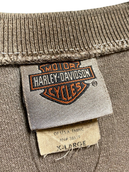 HARLEY DAVIDSON ハーレーダビッドソン ヘンリーネック 半袖 Tシャツ